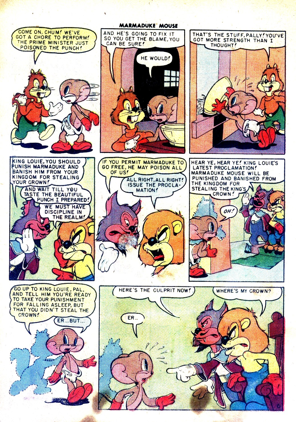 Read online Marmaduke Mouse comic -  Issue #17 - 8