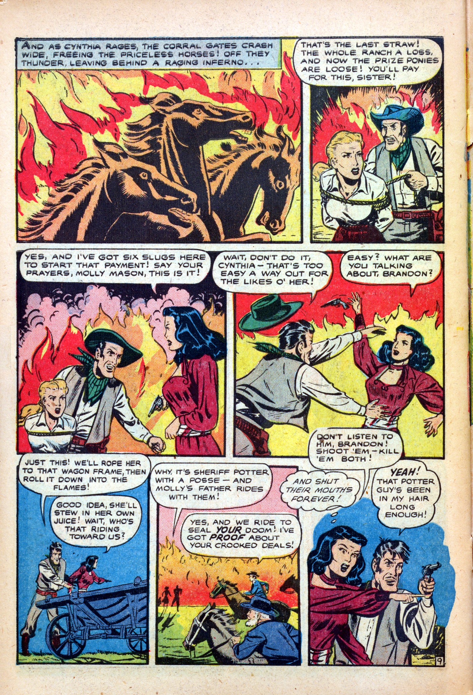 Read online Cowgirl Romances (1950) comic -  Issue #1 - 48