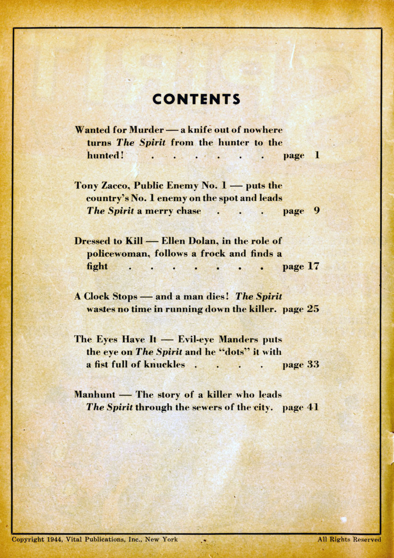 Read online The Spirit (1944) comic -  Issue #1 - 2