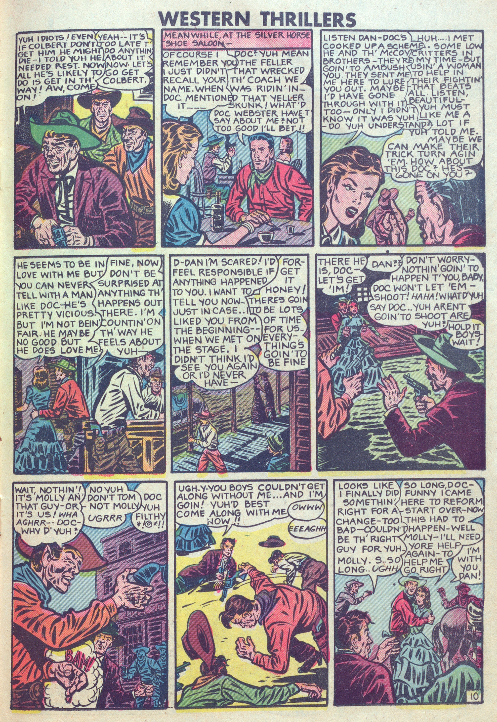 Read online Western Thrillers (1948) comic -  Issue #6 - 11