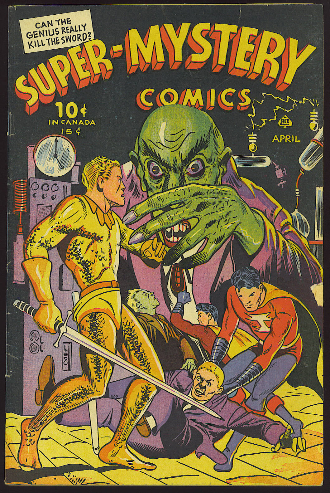 Read online Super-Mystery Comics comic -  Issue #24 - 1