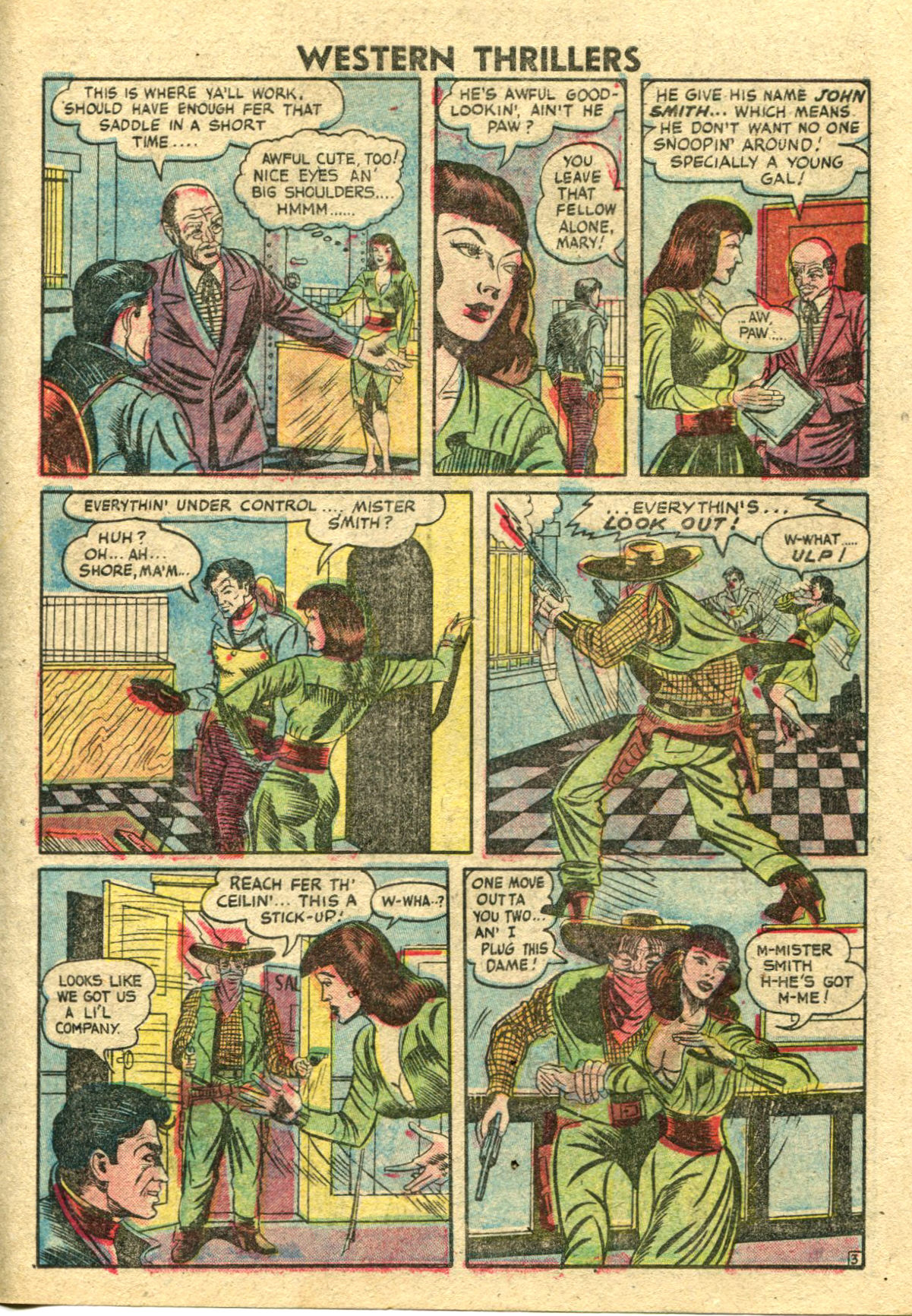 Read online Western Thrillers (1948) comic -  Issue #4 - 27