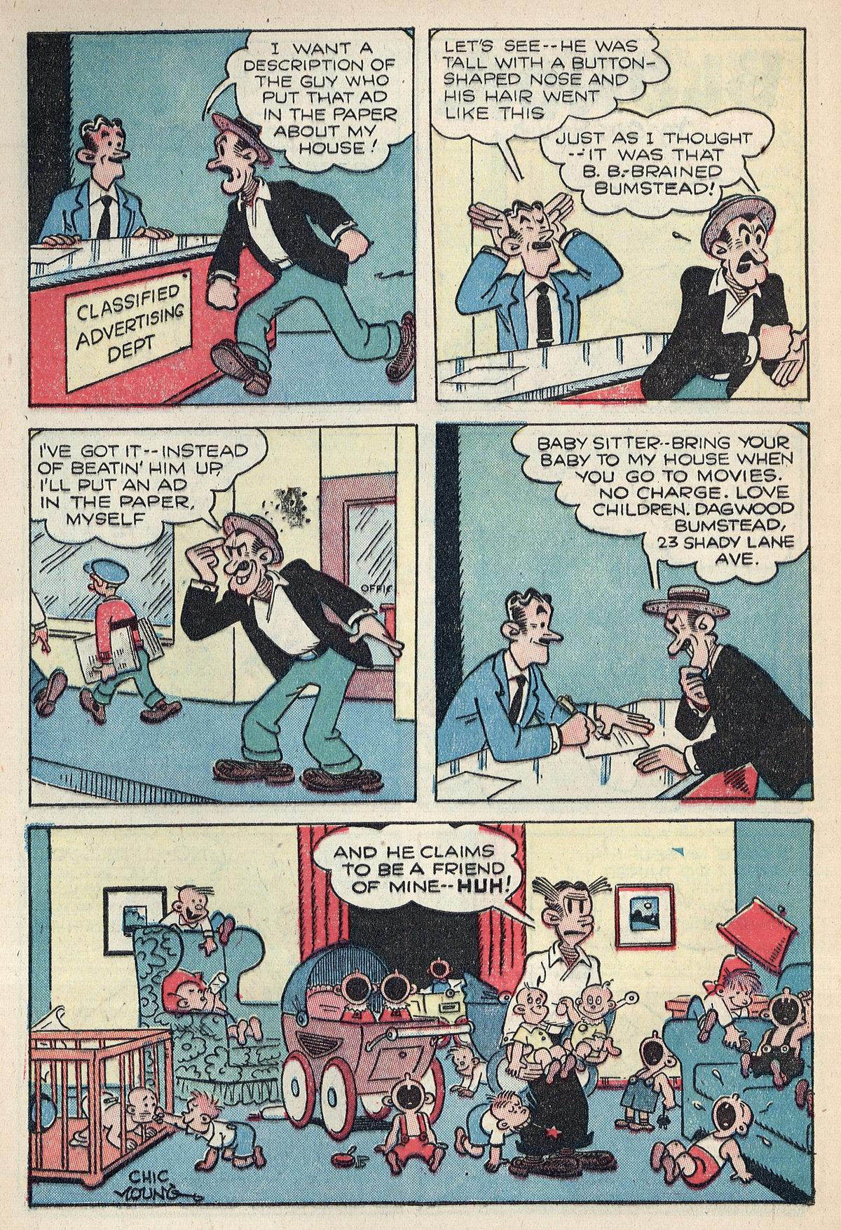 Read online Blondie Comics (1947) comic -  Issue #10 - 27