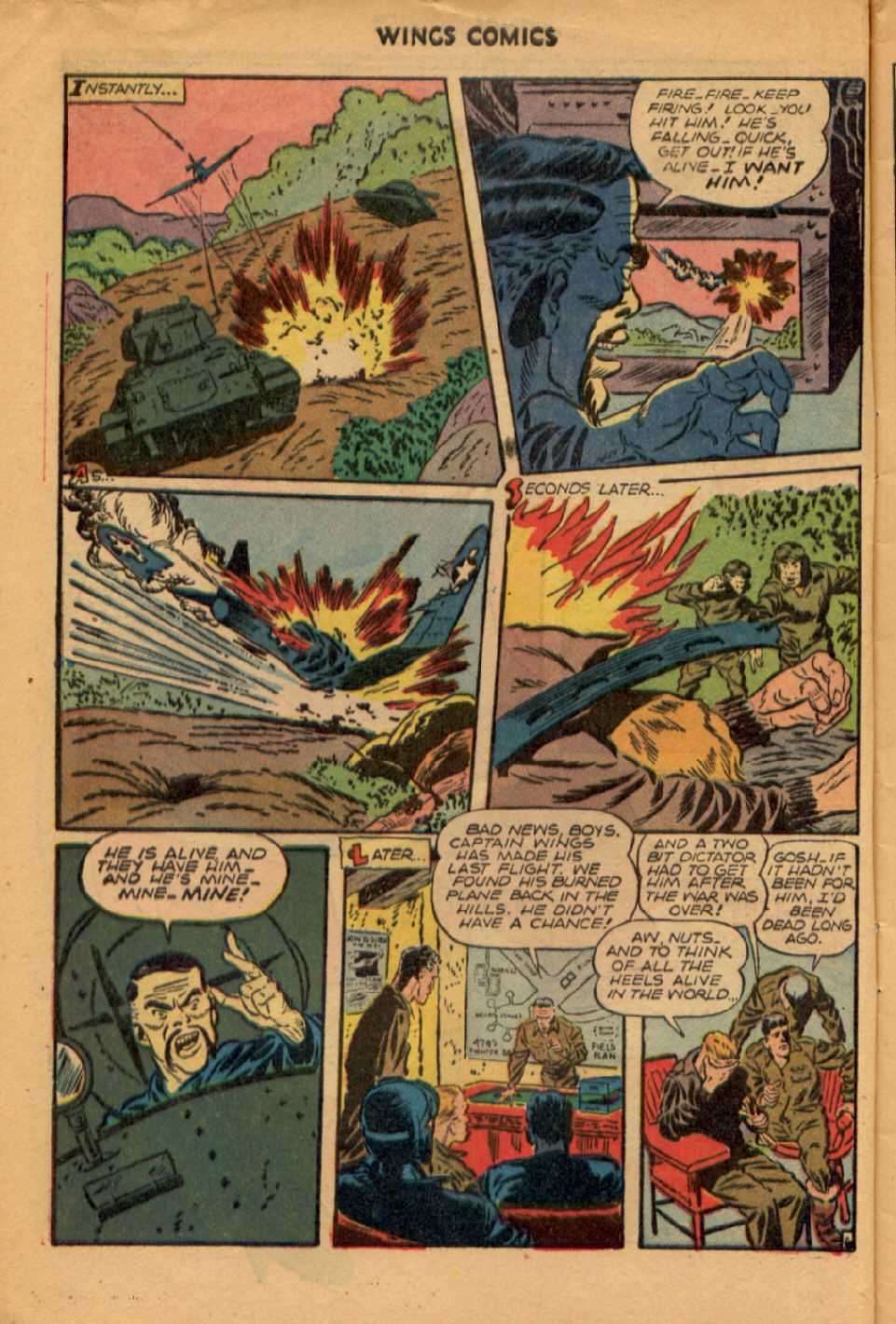 Read online Wings Comics comic -  Issue #72 - 8