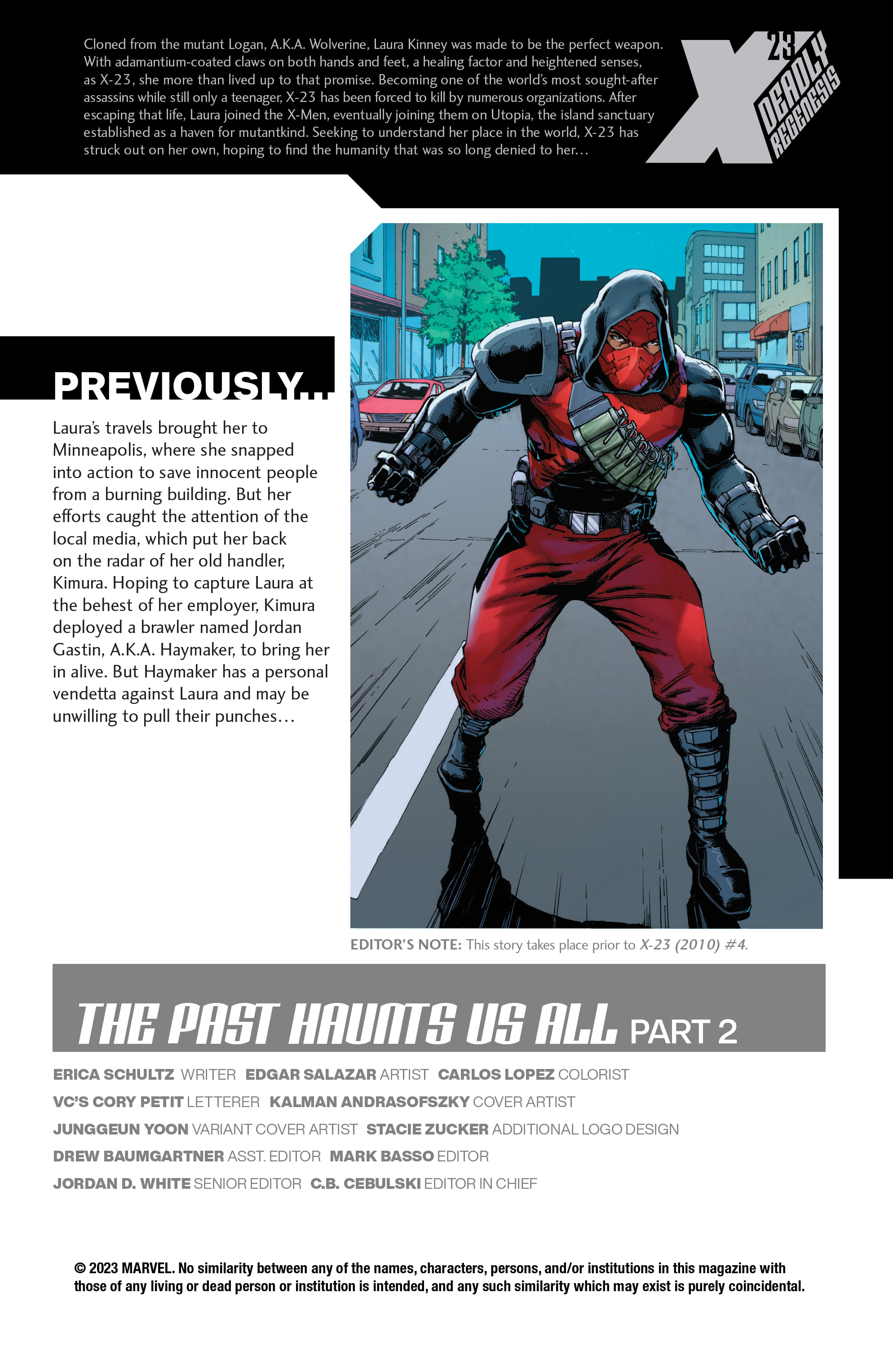 Read online X-23: Deadly Regenesis comic -  Issue #2 - 2