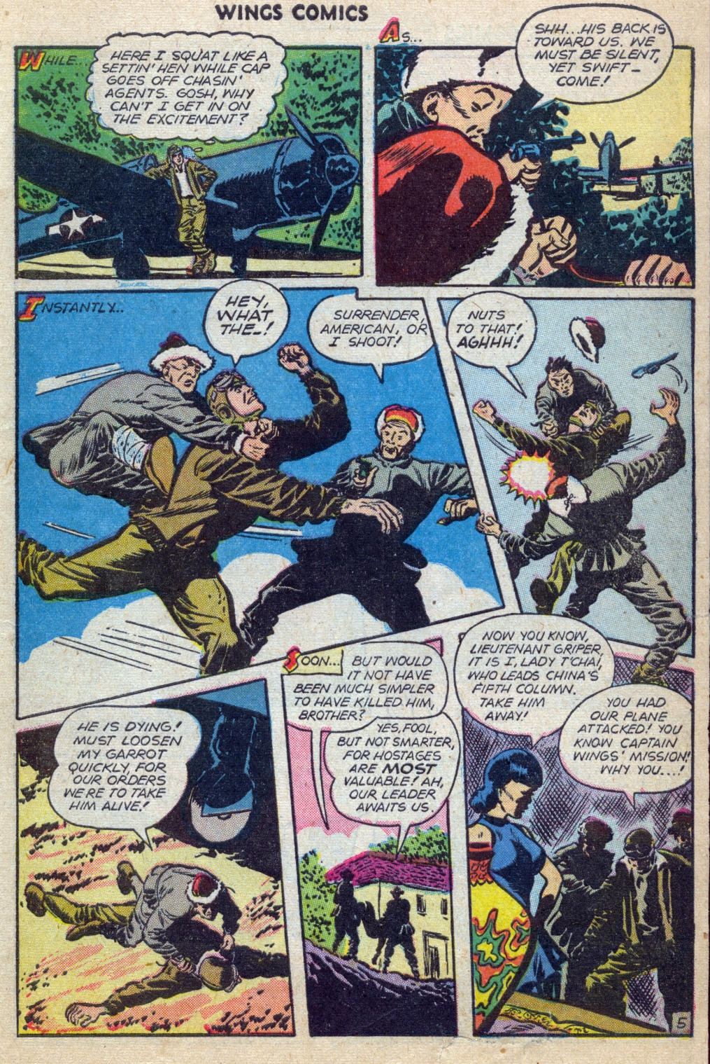 Read online Wings Comics comic -  Issue #78 - 7