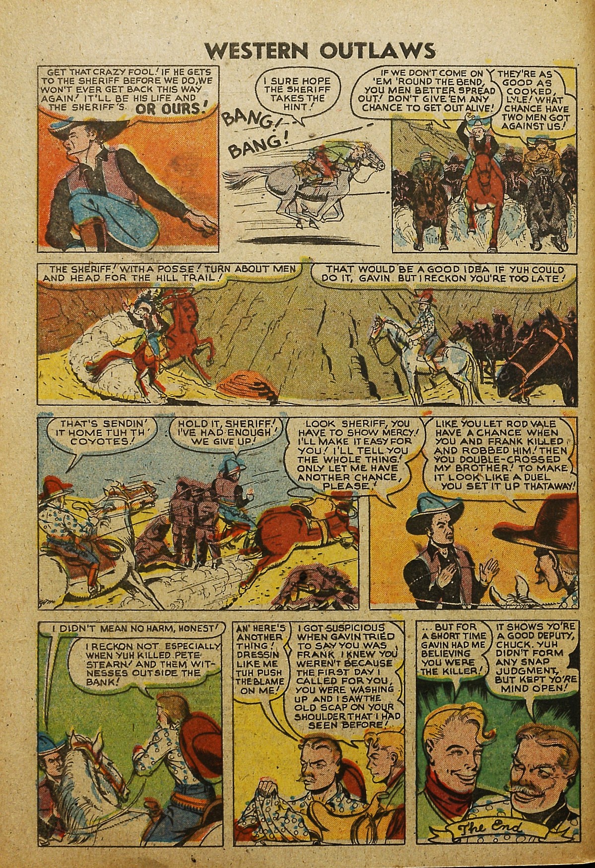 Read online Western Outlaws (1948) comic -  Issue #20 - 32