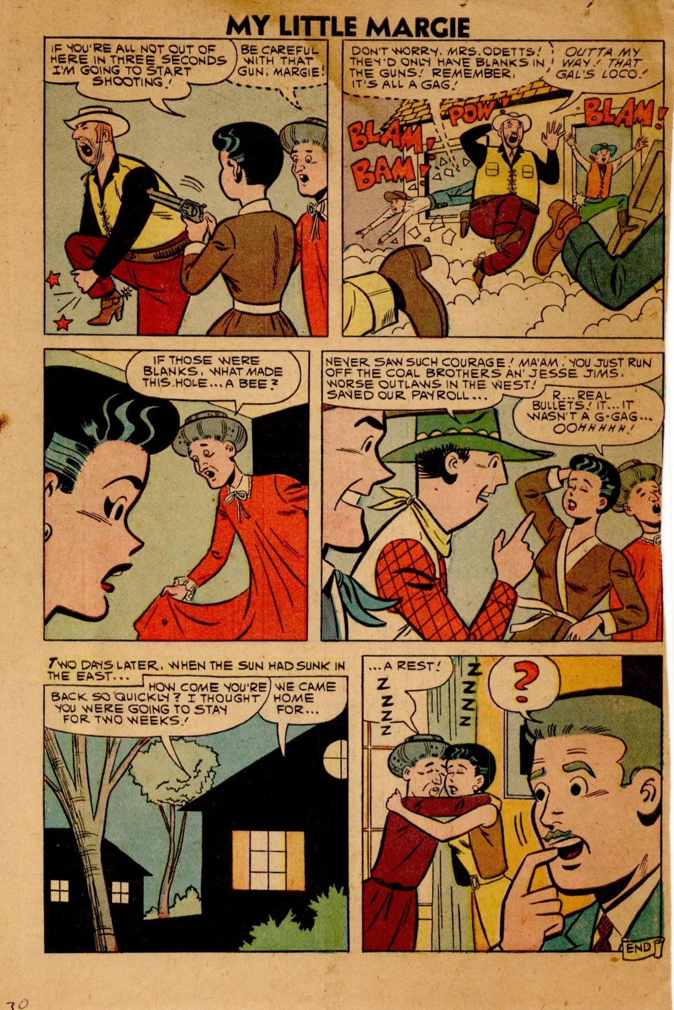 Read online My Little Margie (1954) comic -  Issue #32 - 31