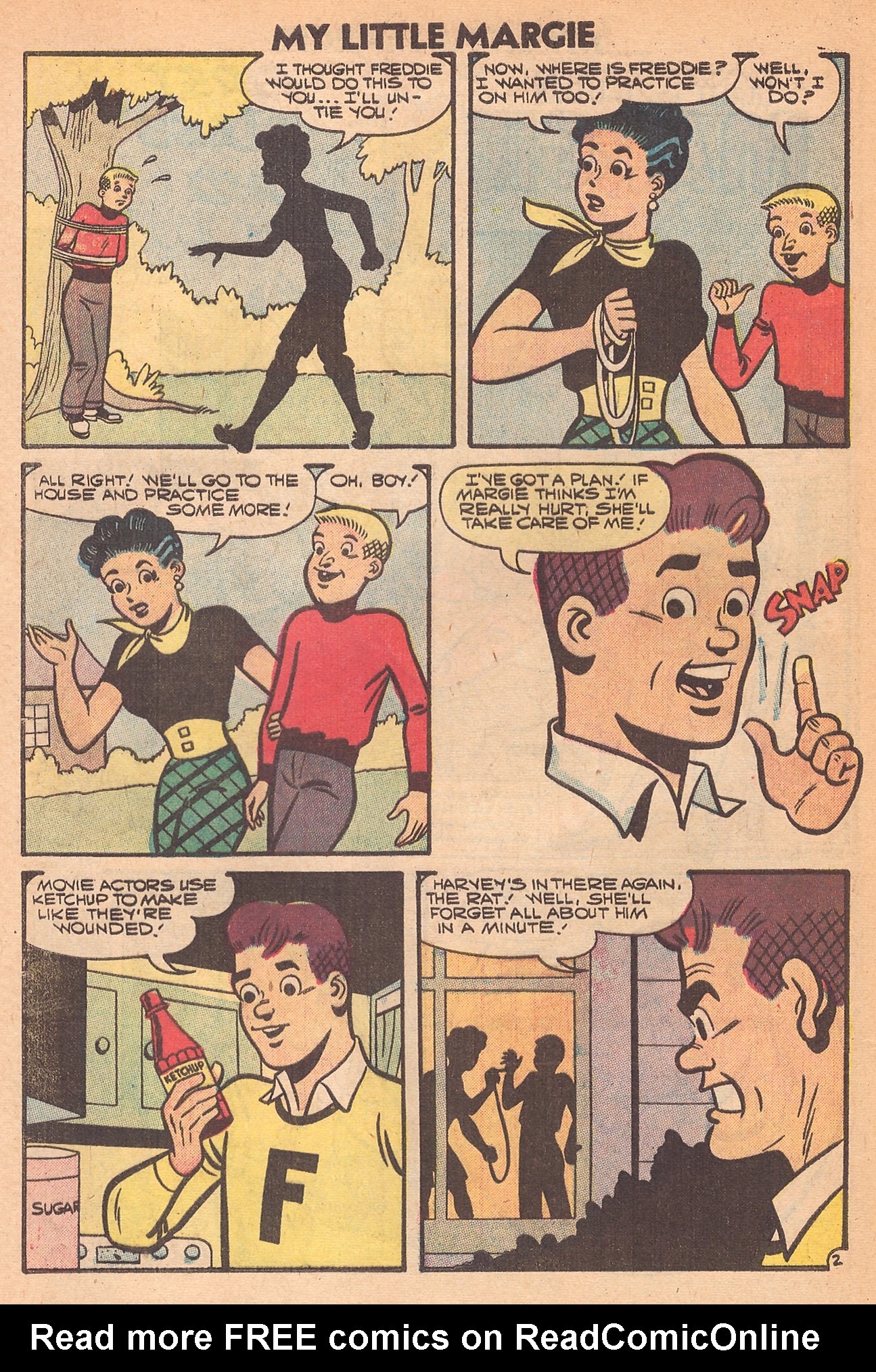 Read online My Little Margie (1954) comic -  Issue #22 - 28