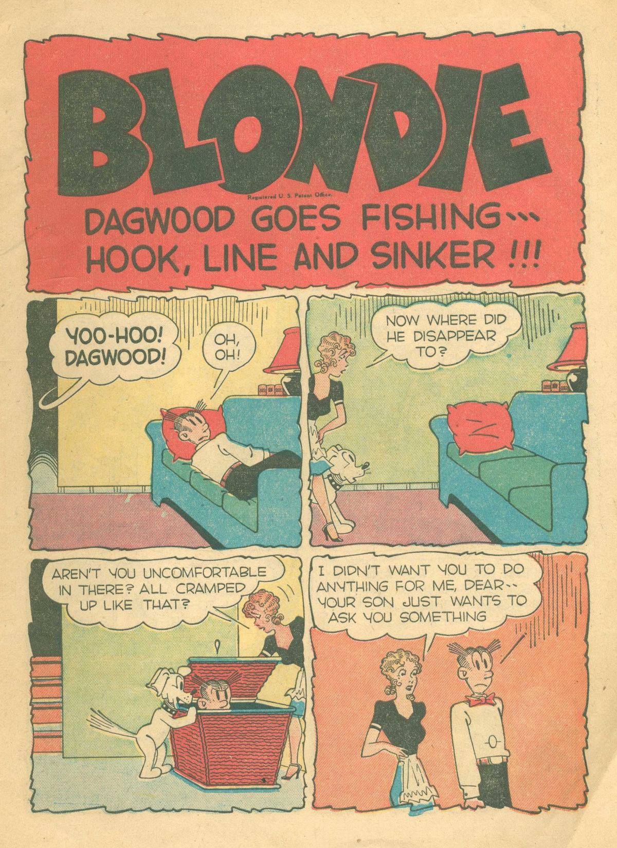 Read online Blondie Comics (1947) comic -  Issue #2 - 3