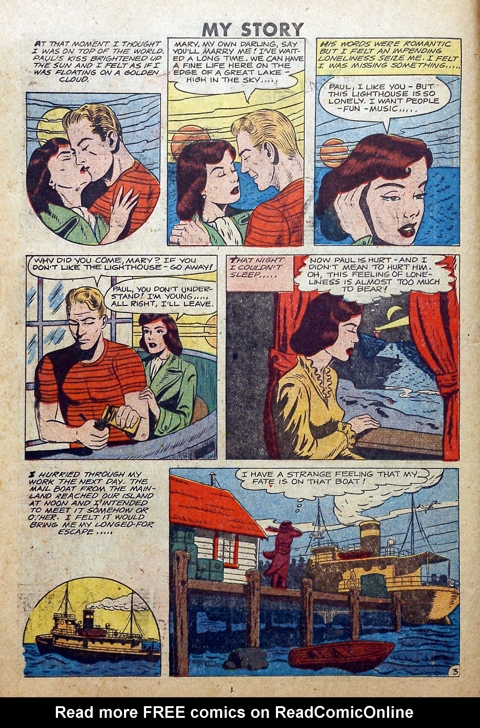 Read online My Story True Romances In Pictures comic -  Issue #12 - 14