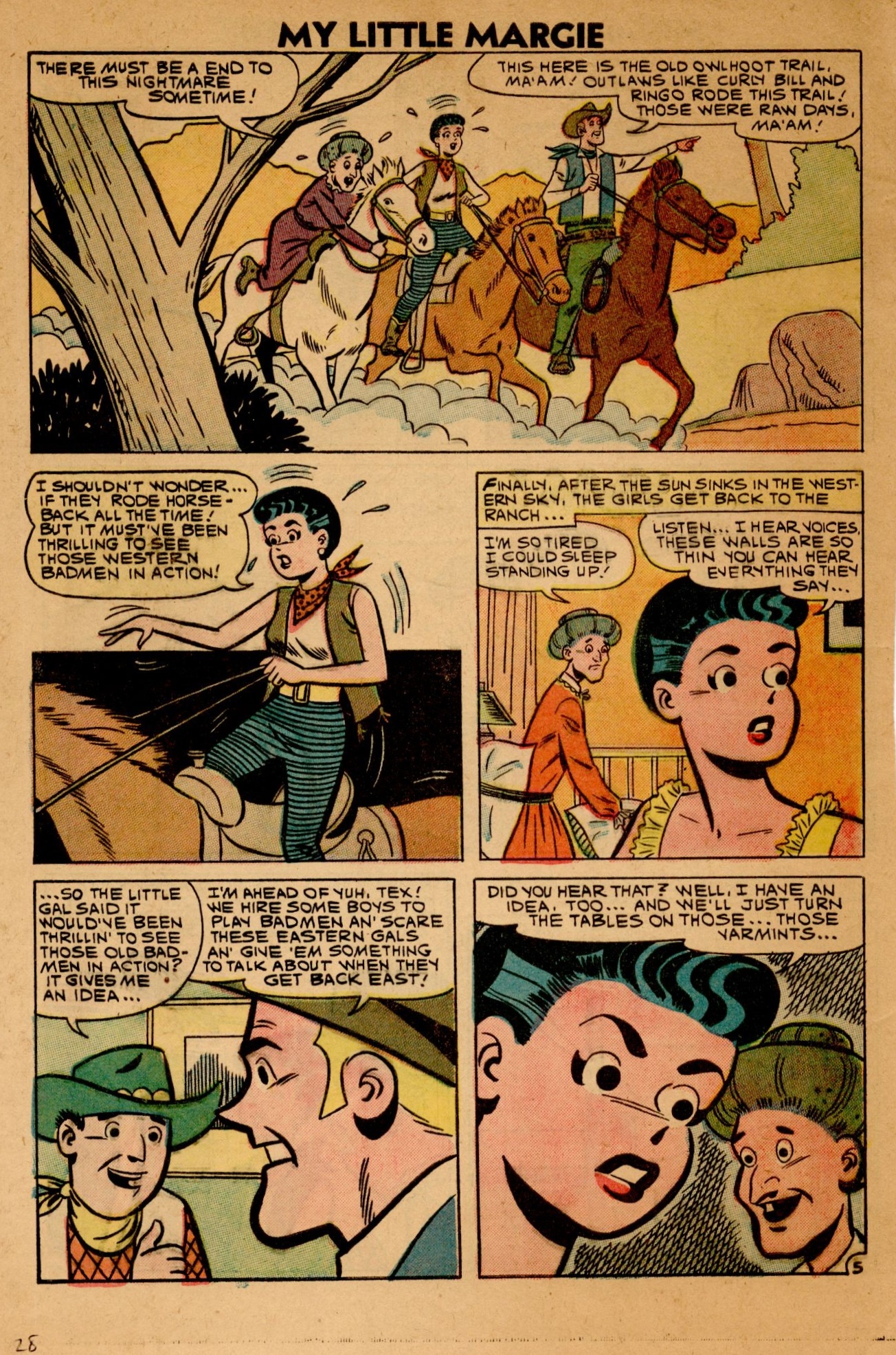 Read online My Little Margie (1954) comic -  Issue #32 - 29