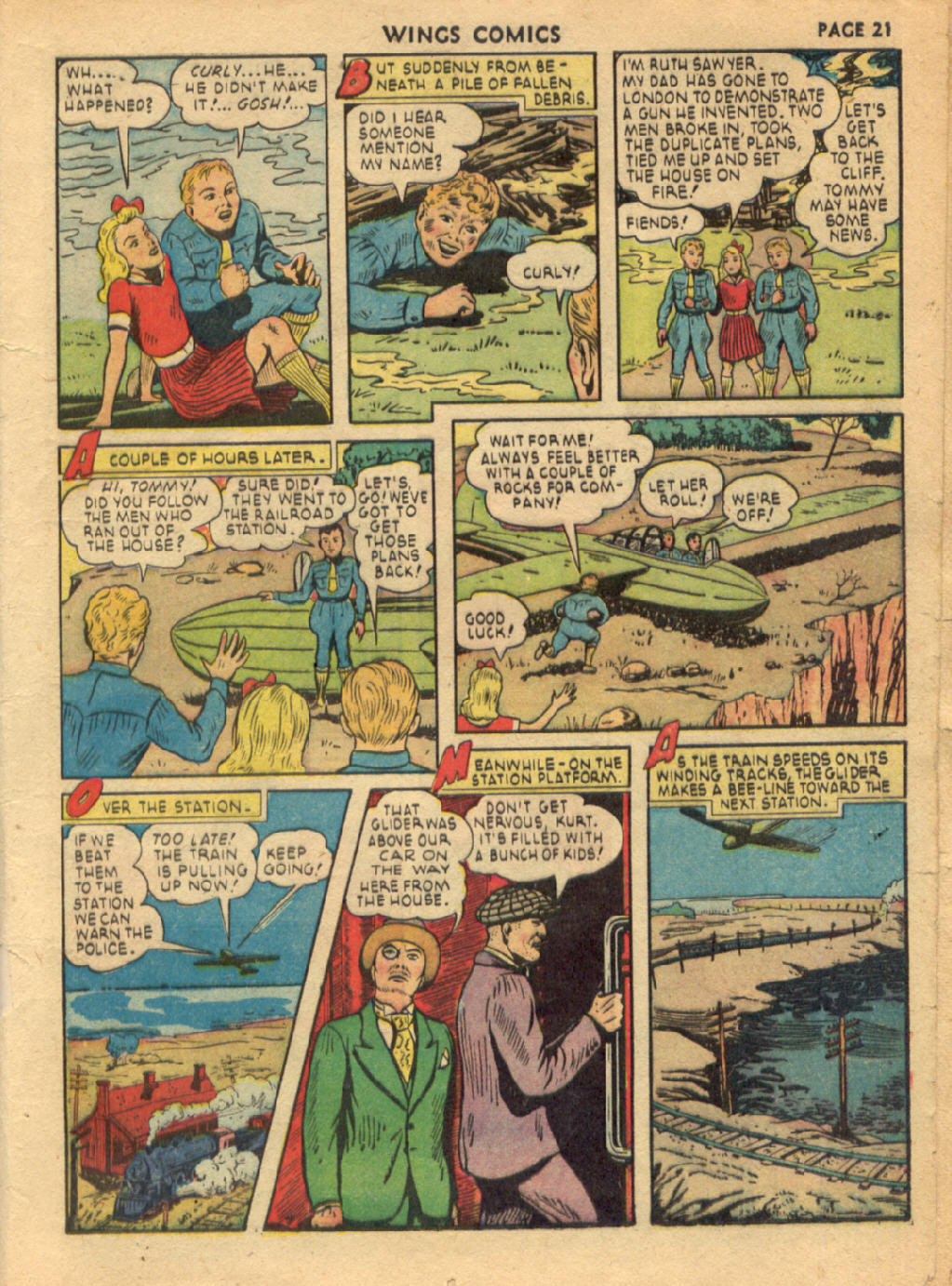 Read online Wings Comics comic -  Issue #21 - 23