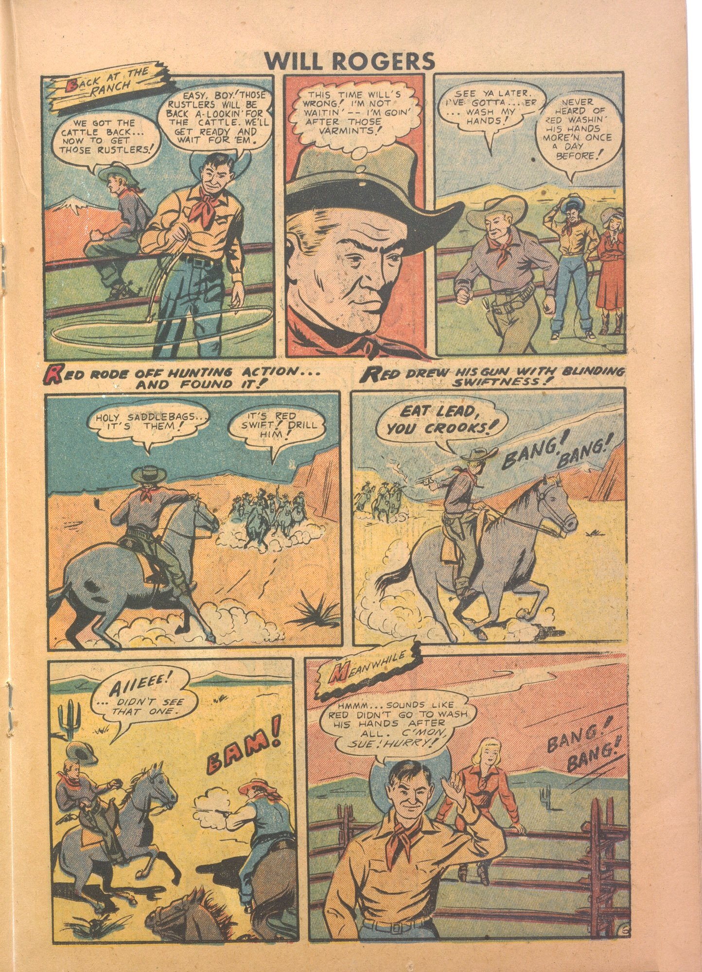 Read online Will Rogers Western comic -  Issue #2 - 19
