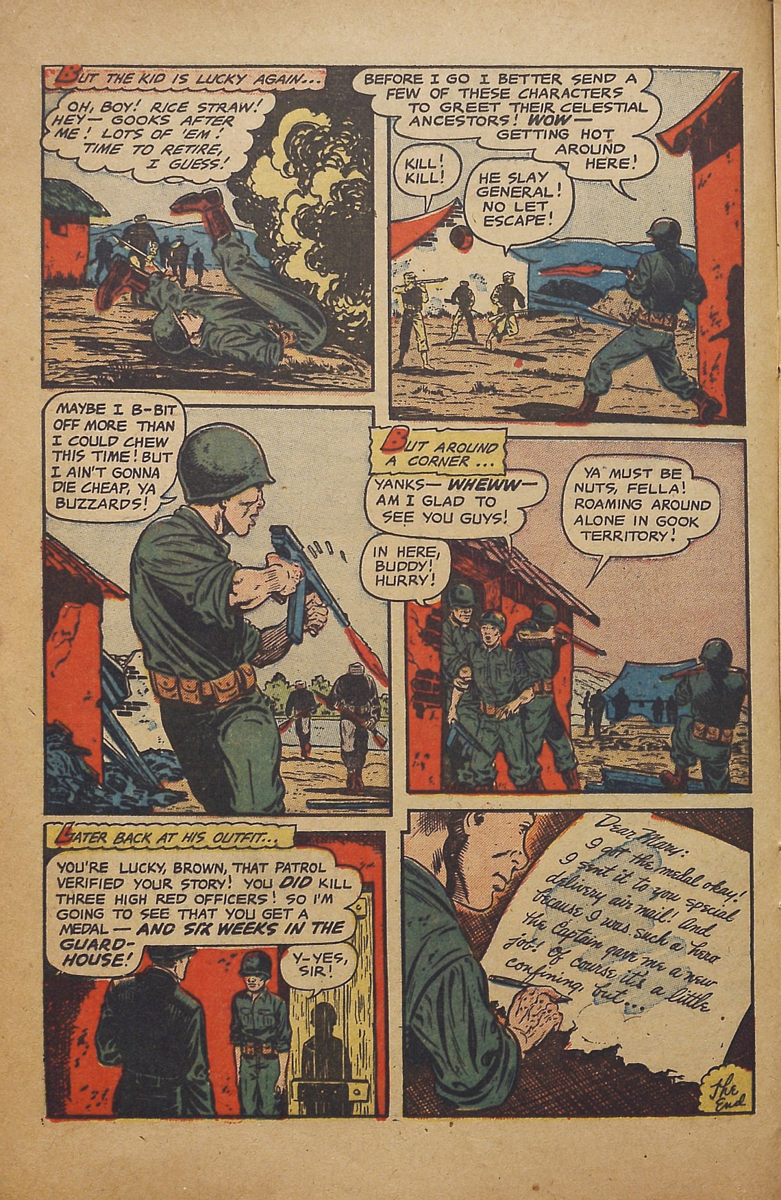Read online G-I in Battle (1952) comic -  Issue #5 - 16