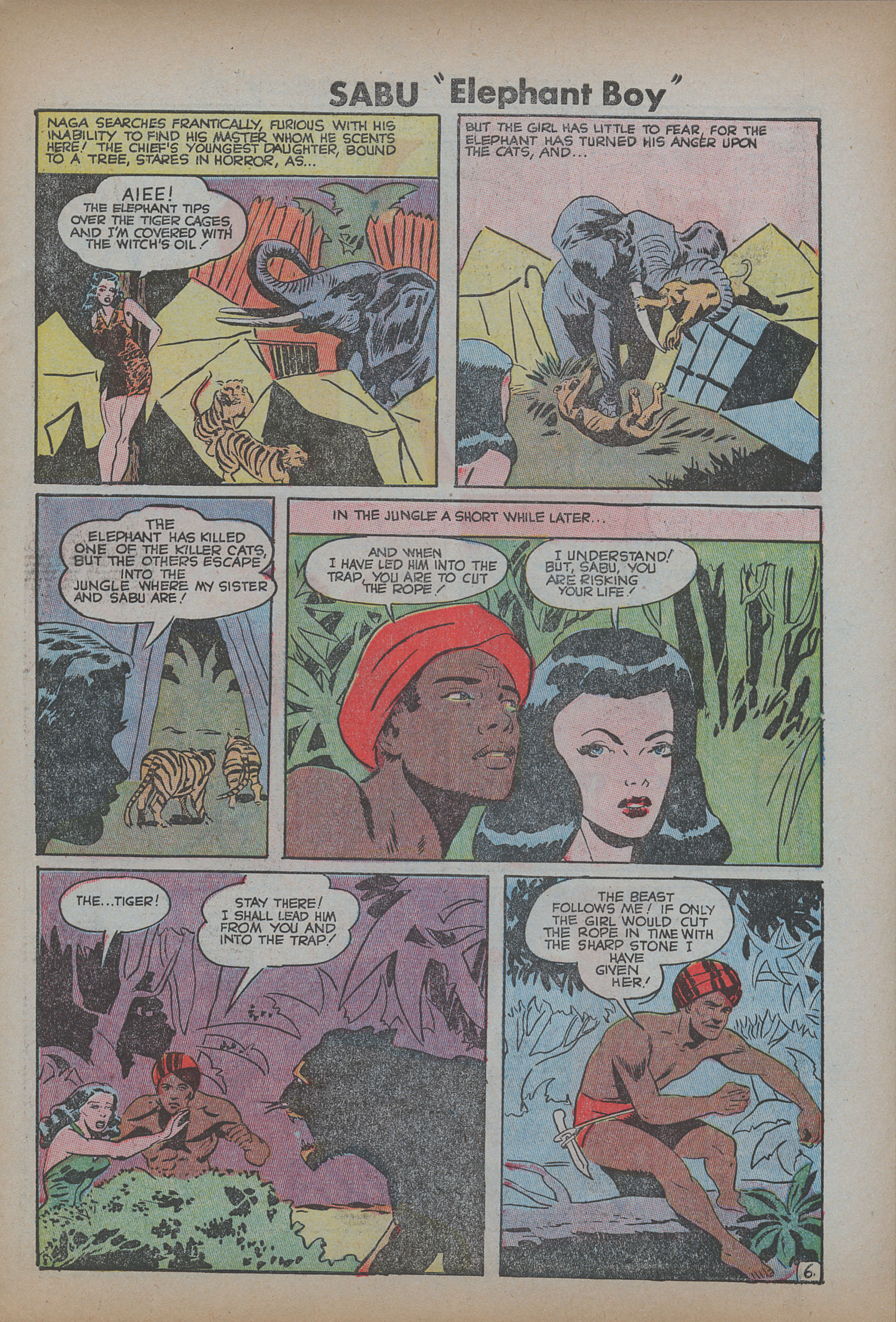 Read online Sabu: Elephant Boy comic -  Issue #1 - 7