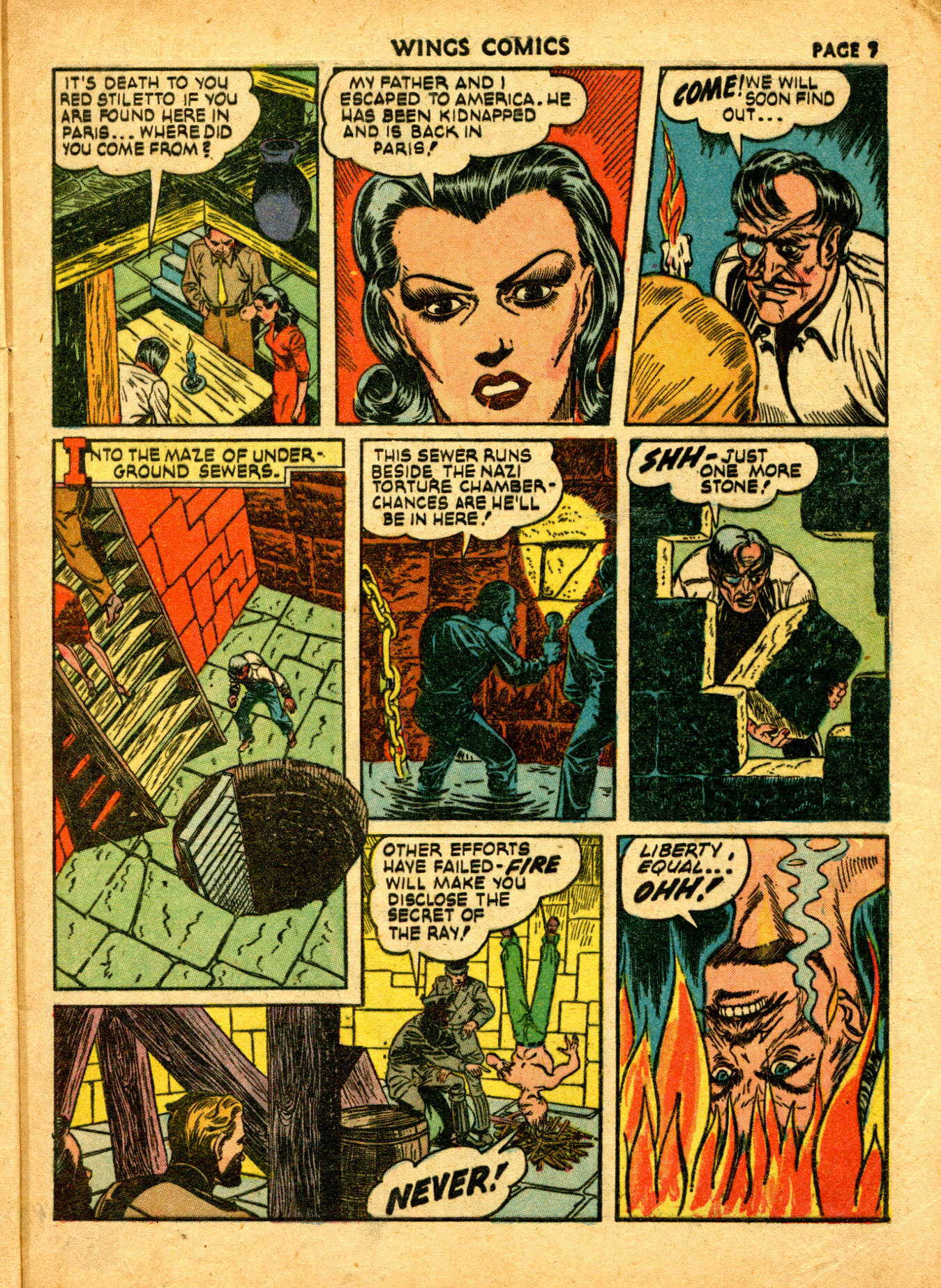 Read online Wings Comics comic -  Issue #19 - 10