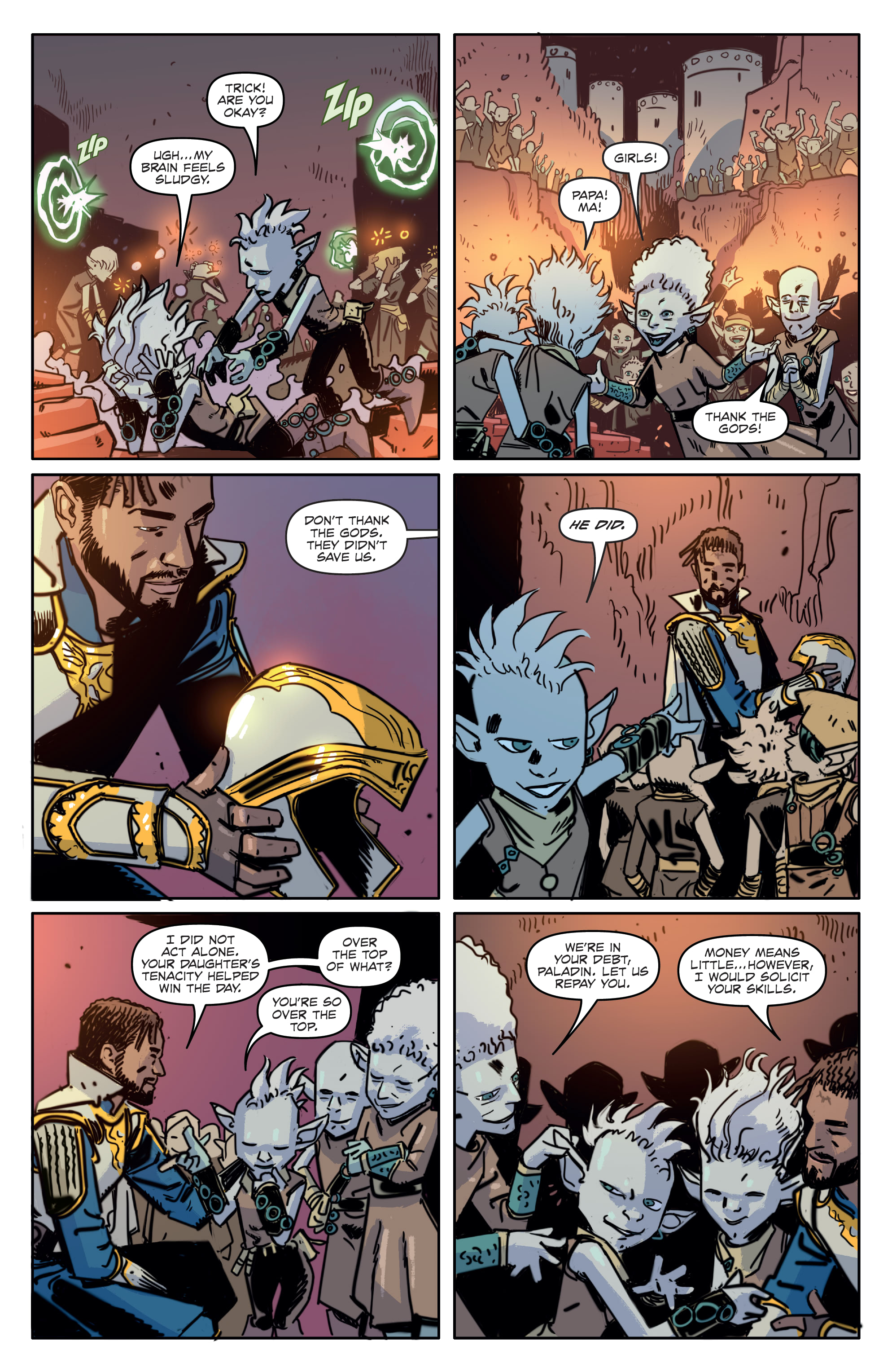 Read online Dungeons & Dragons: Honor Among Thieves - The Feast of the Moon comic -  Issue # TPB - 81