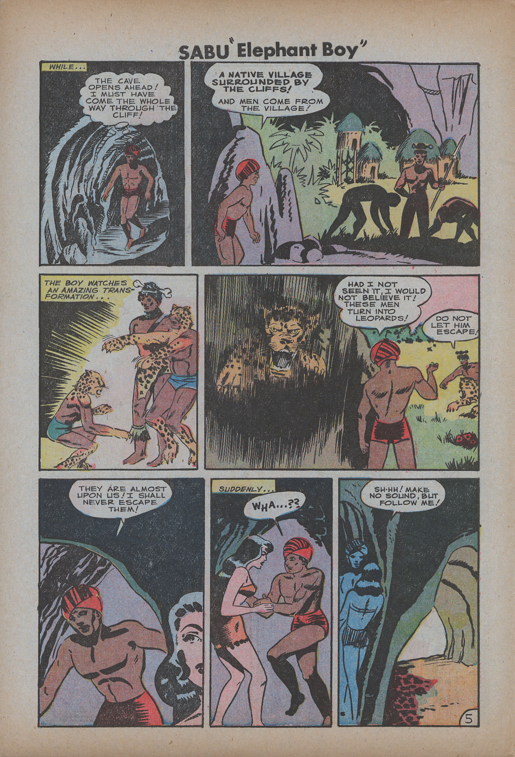 Read online Sabu: Elephant Boy comic -  Issue #1 - 28