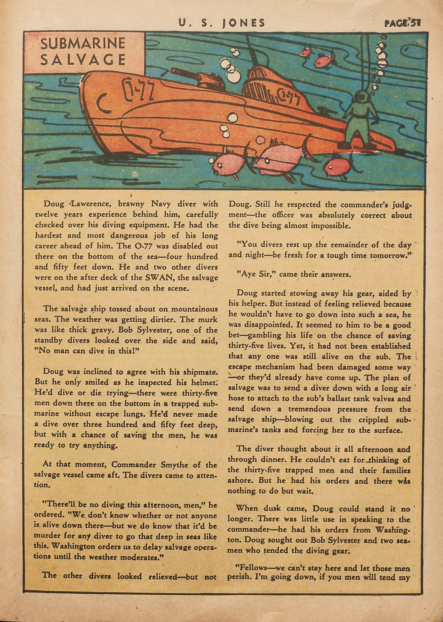 Read online U.S. Jones comic -  Issue #1 - 51