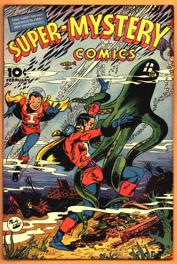 Read online Super-Mystery Comics comic -  Issue #28 - 1