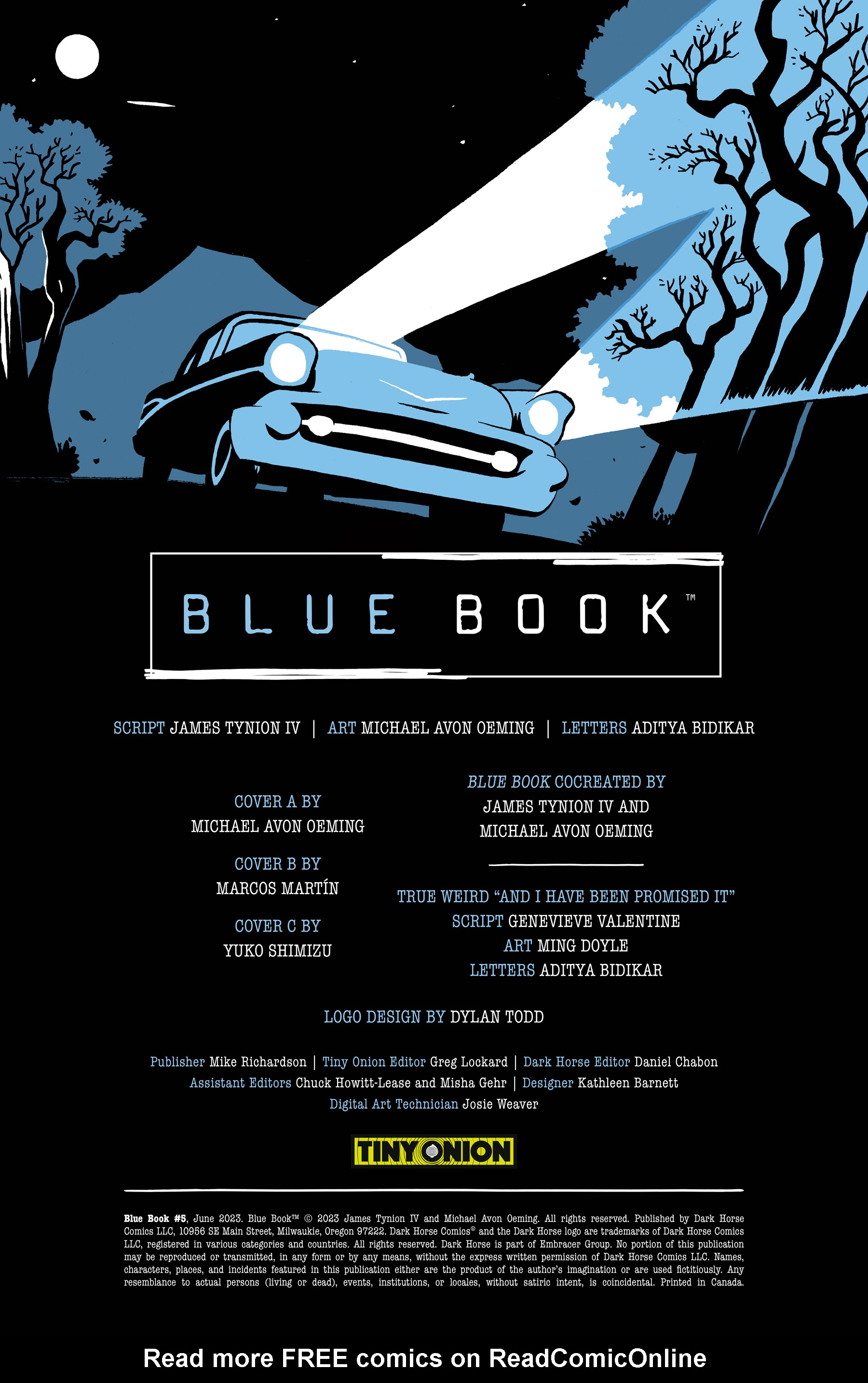 Read online Blue Book comic -  Issue #5 - 2