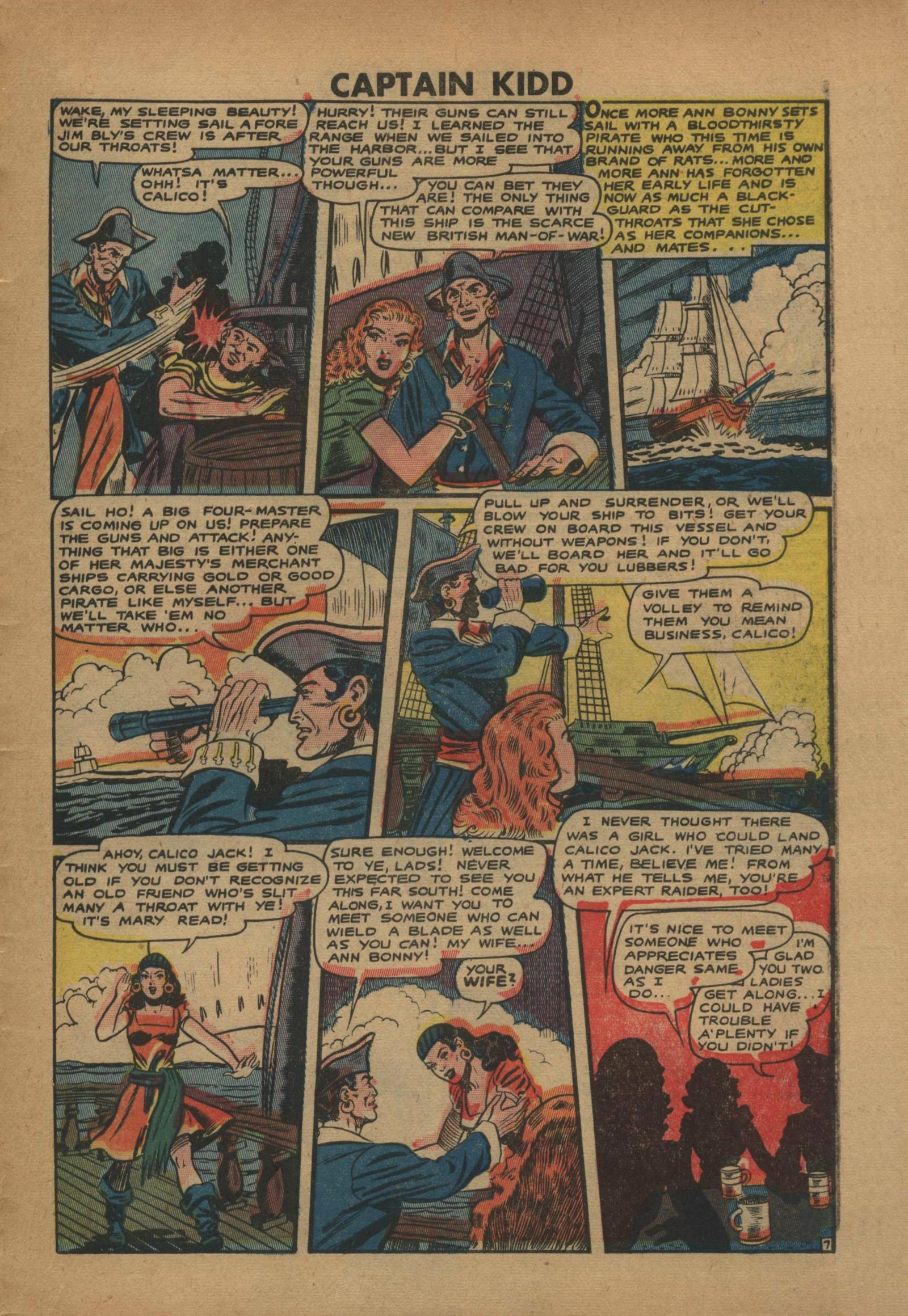 Read online Captain Kidd comic -  Issue #25 - 29