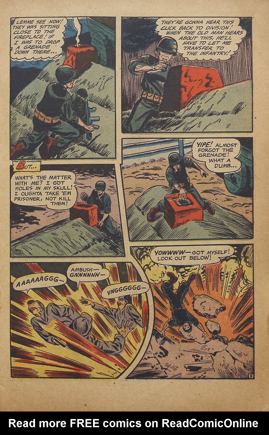 Read online G-I in Battle (1952) comic -  Issue #5 - 15