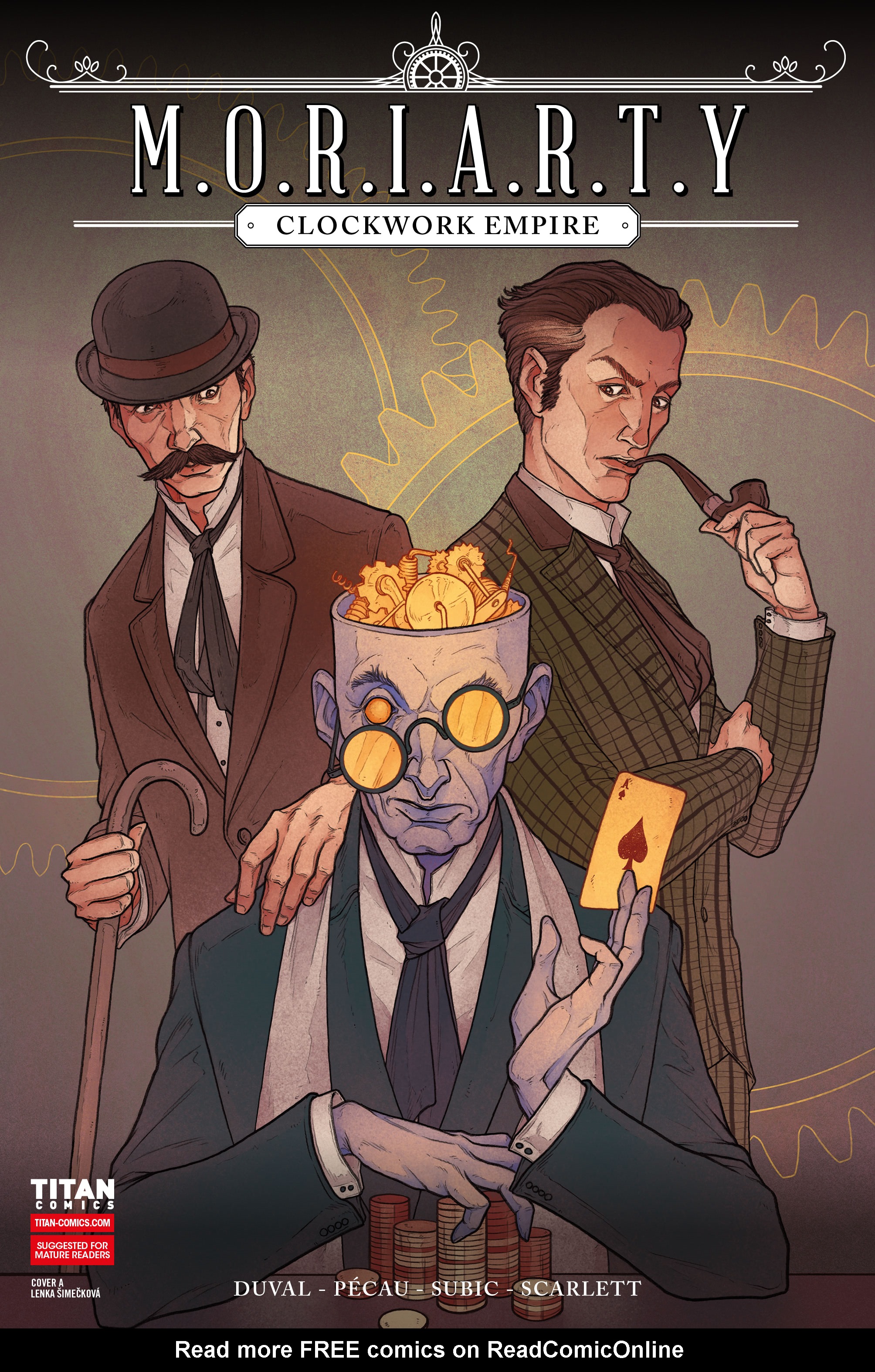 Read online M.O.R.I.A.R.T.Y : The Clockwork Empire comic -  Issue #1 - 1