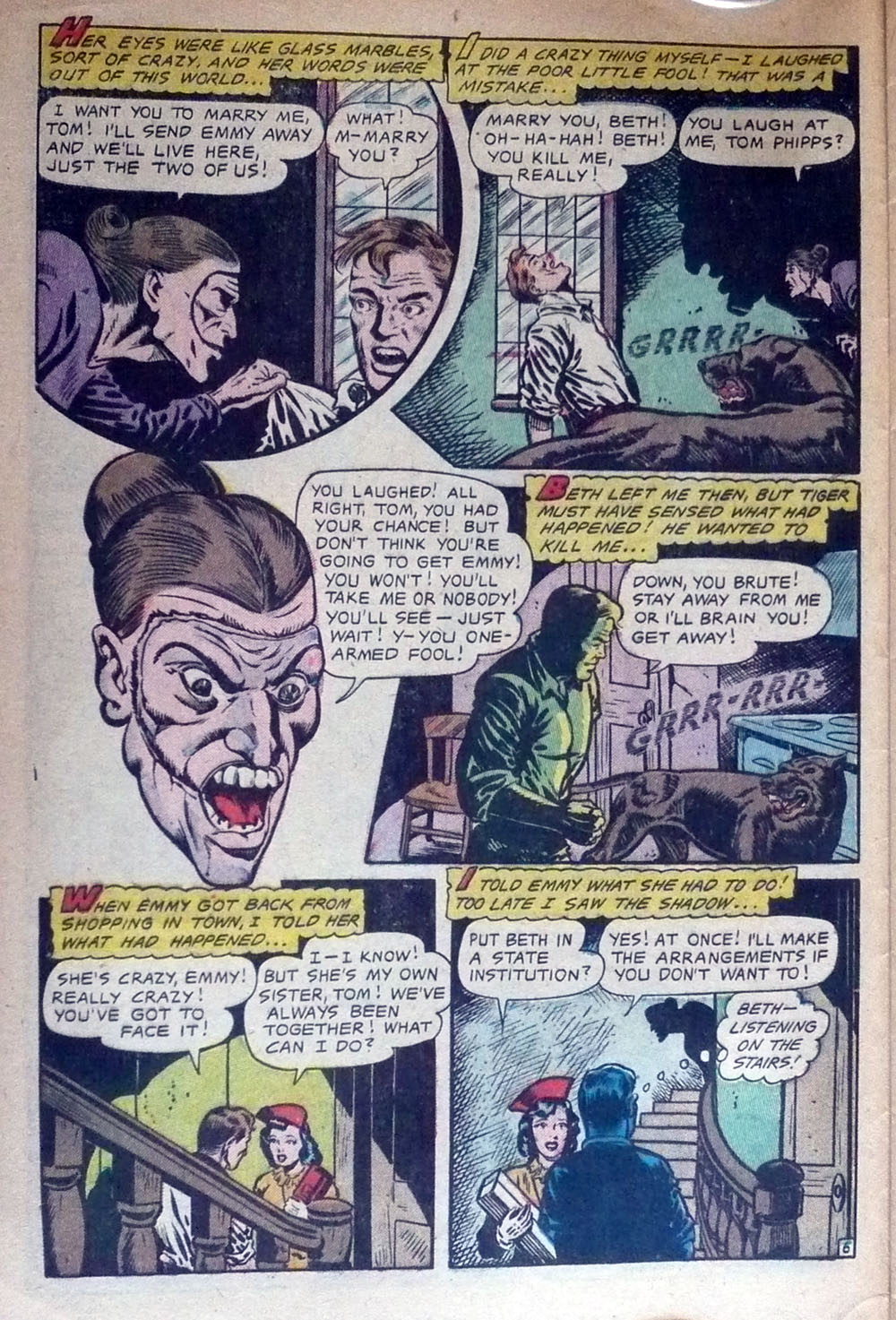 Read online Haunted Thrills comic -  Issue #7 - 8