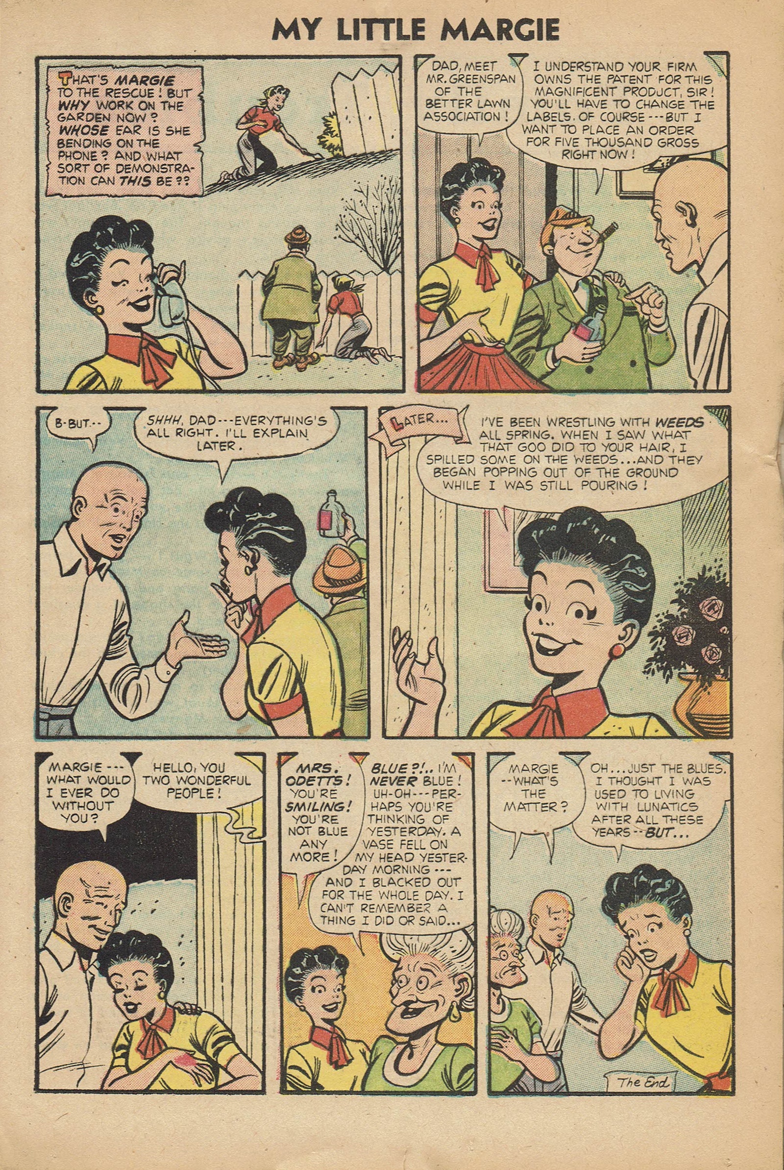 Read online My Little Margie (1954) comic -  Issue #9 - 21