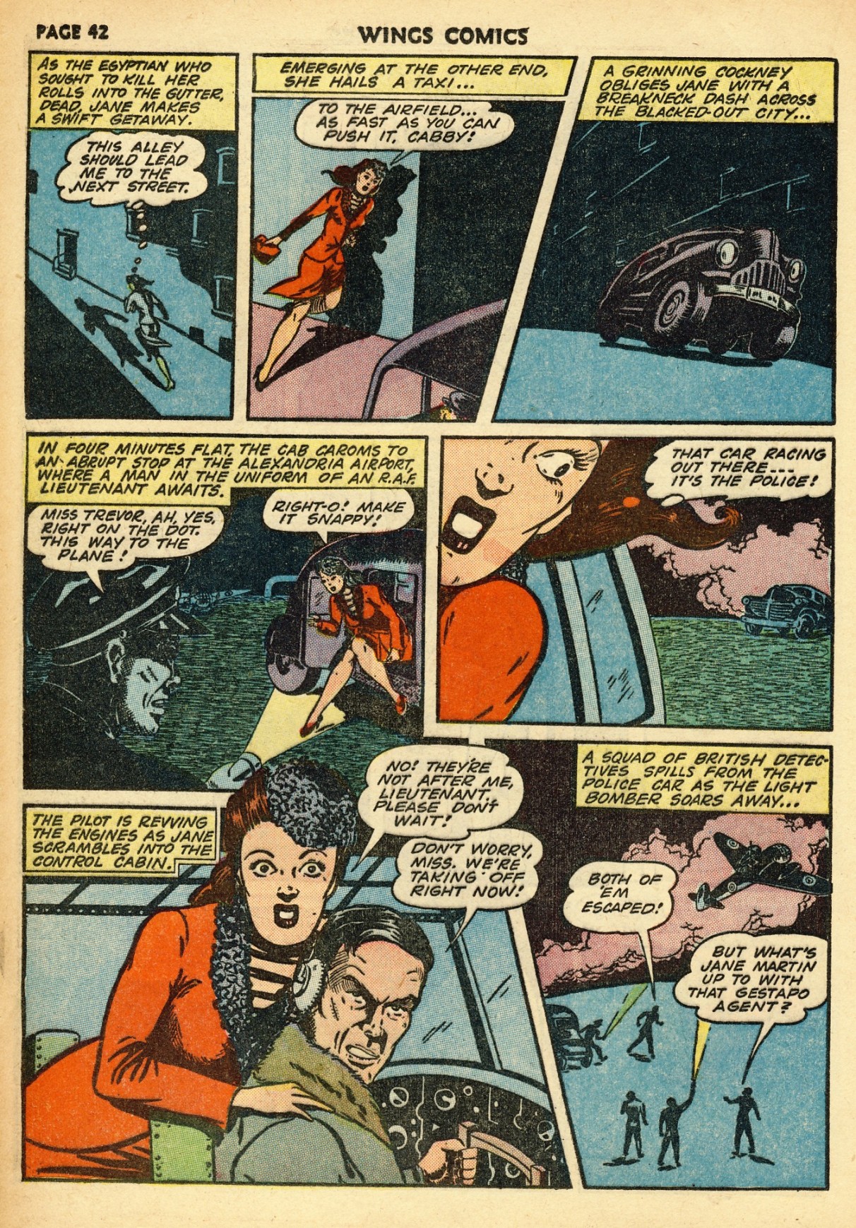 Read online Wings Comics comic -  Issue #32 - 44