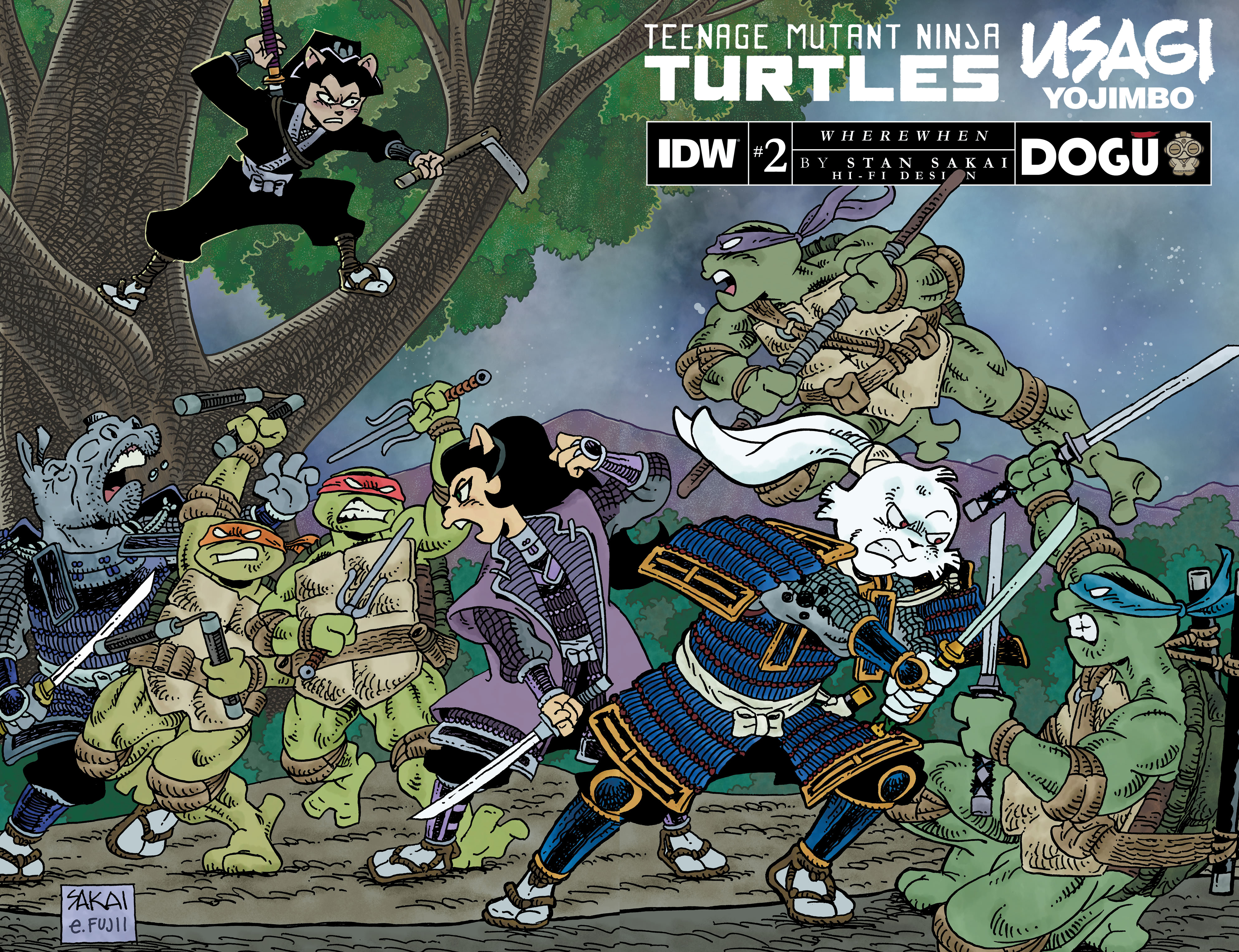 Read online Teenage Mutant Ninja Turtles/Usagi Yojimbo: WhereWhen comic -  Issue #2 - 2