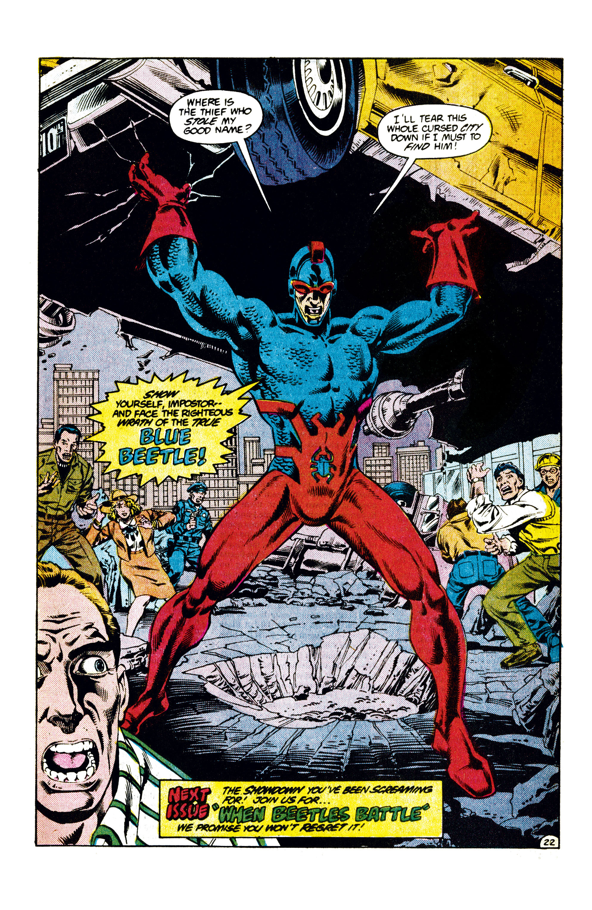 Read online Blue Beetle (1986) comic -  Issue #17 - 22