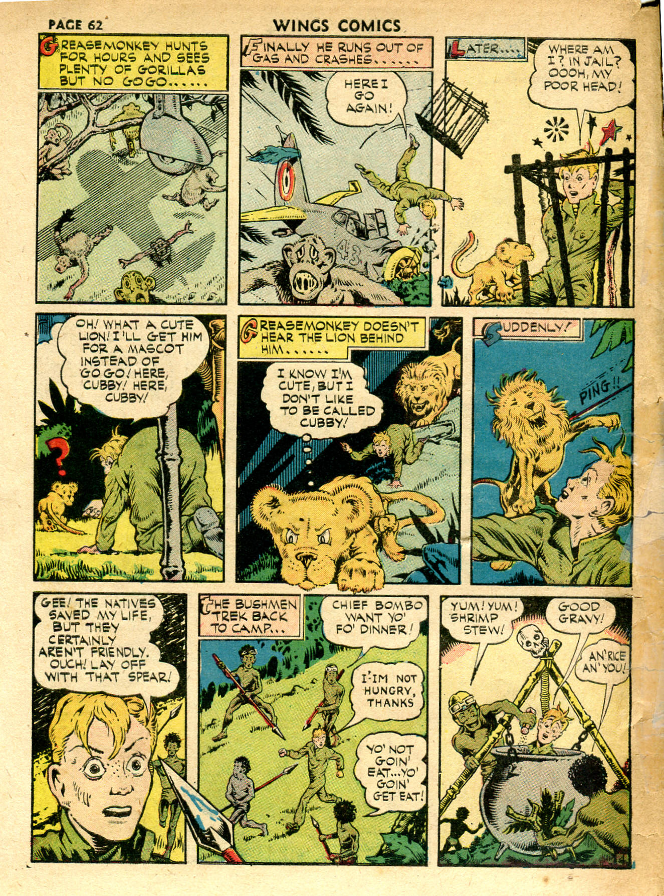 Read online Wings Comics comic -  Issue #15 - 64