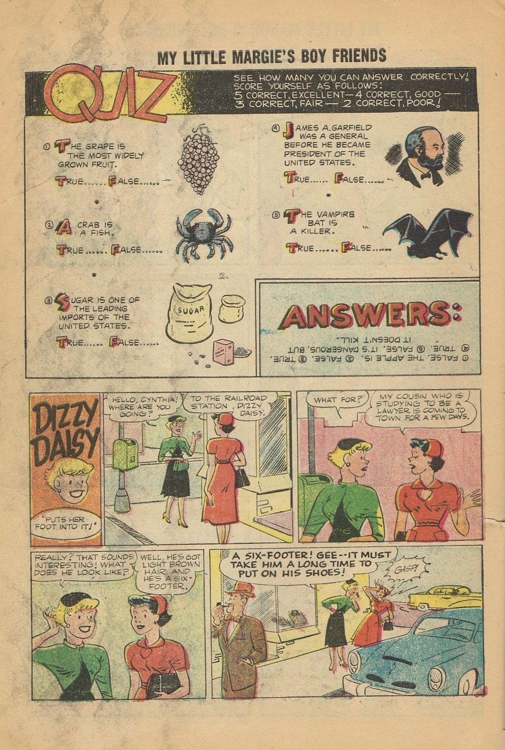 Read online My Little Margie's Boy Friends comic -  Issue #2 - 34
