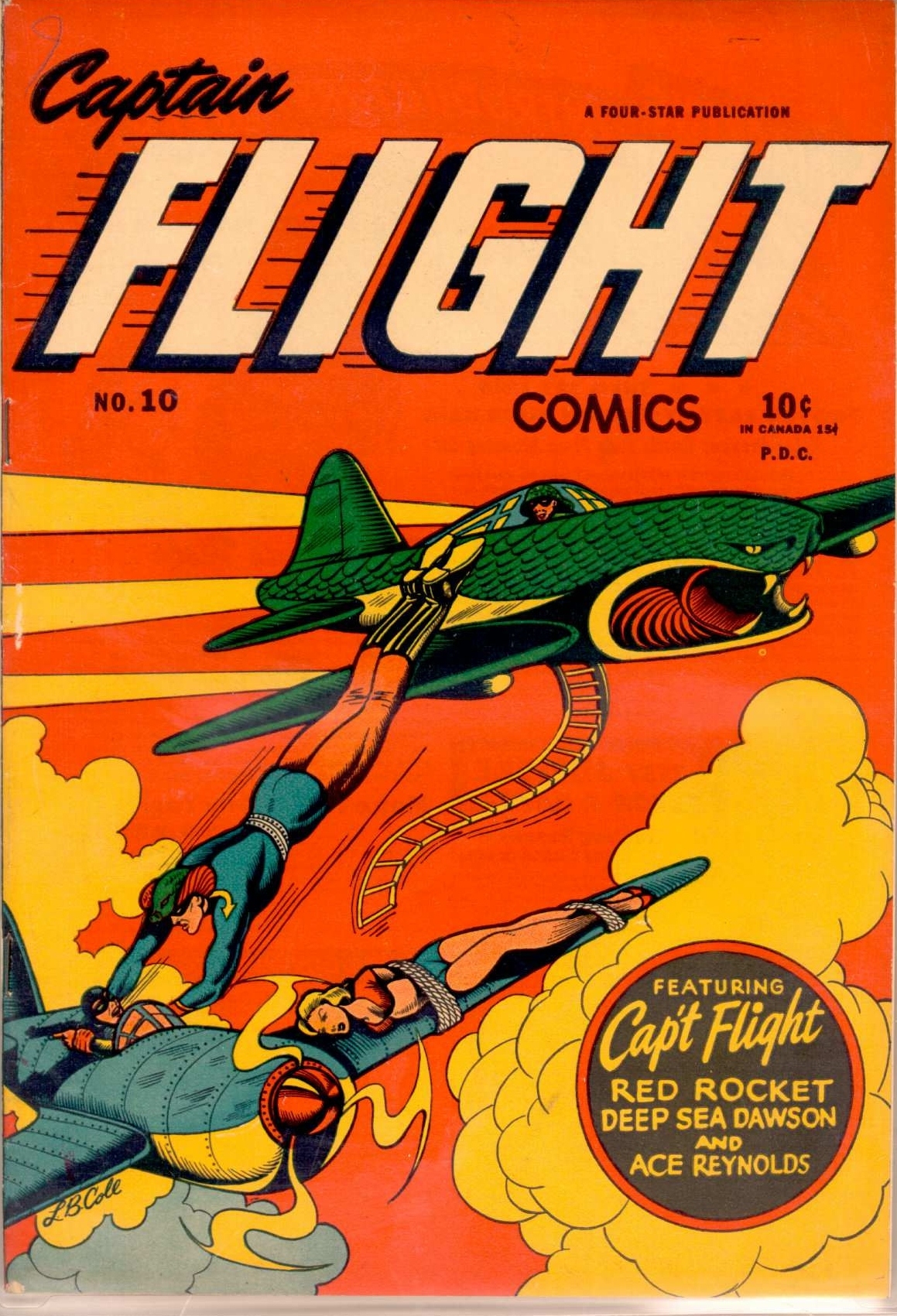 Read online Captain Flight Comics comic -  Issue #10 - 1