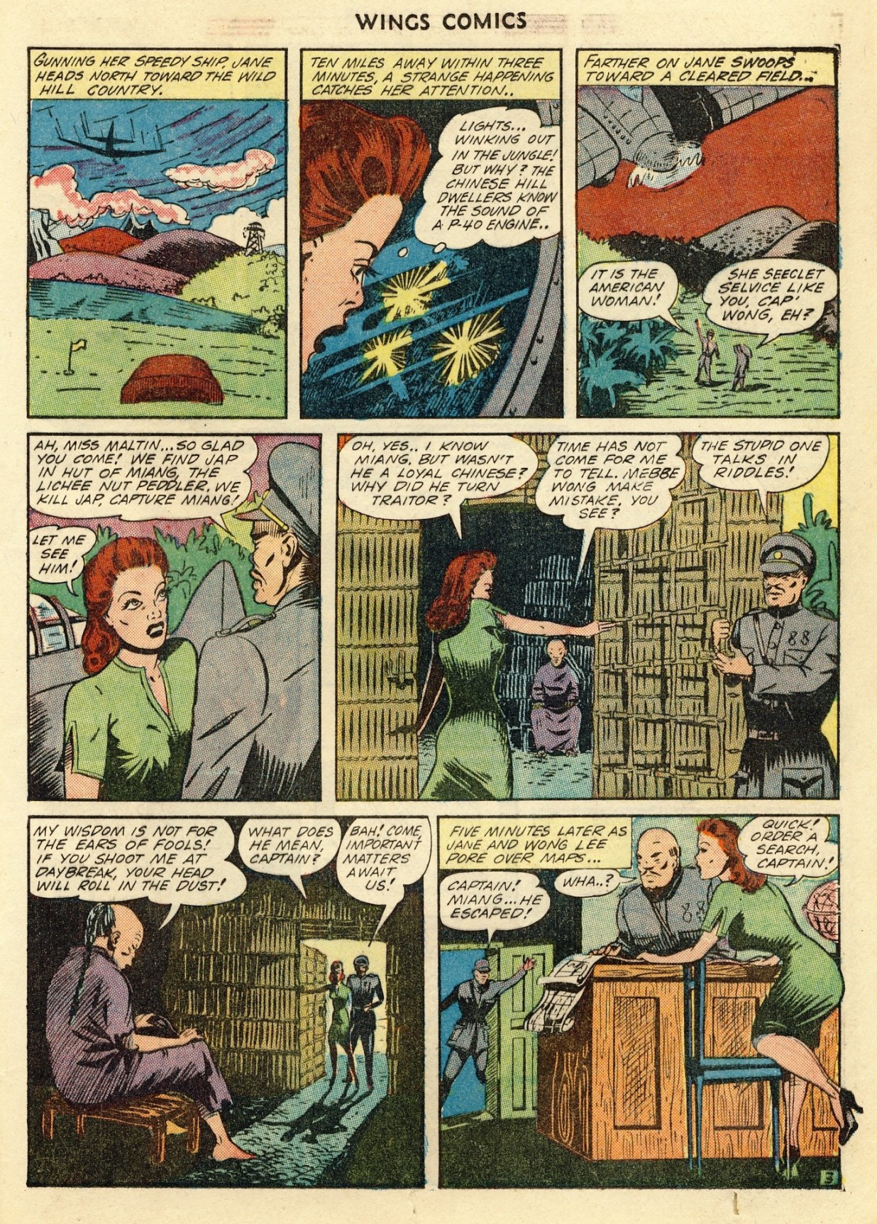 Read online Wings Comics comic -  Issue #36 - 39