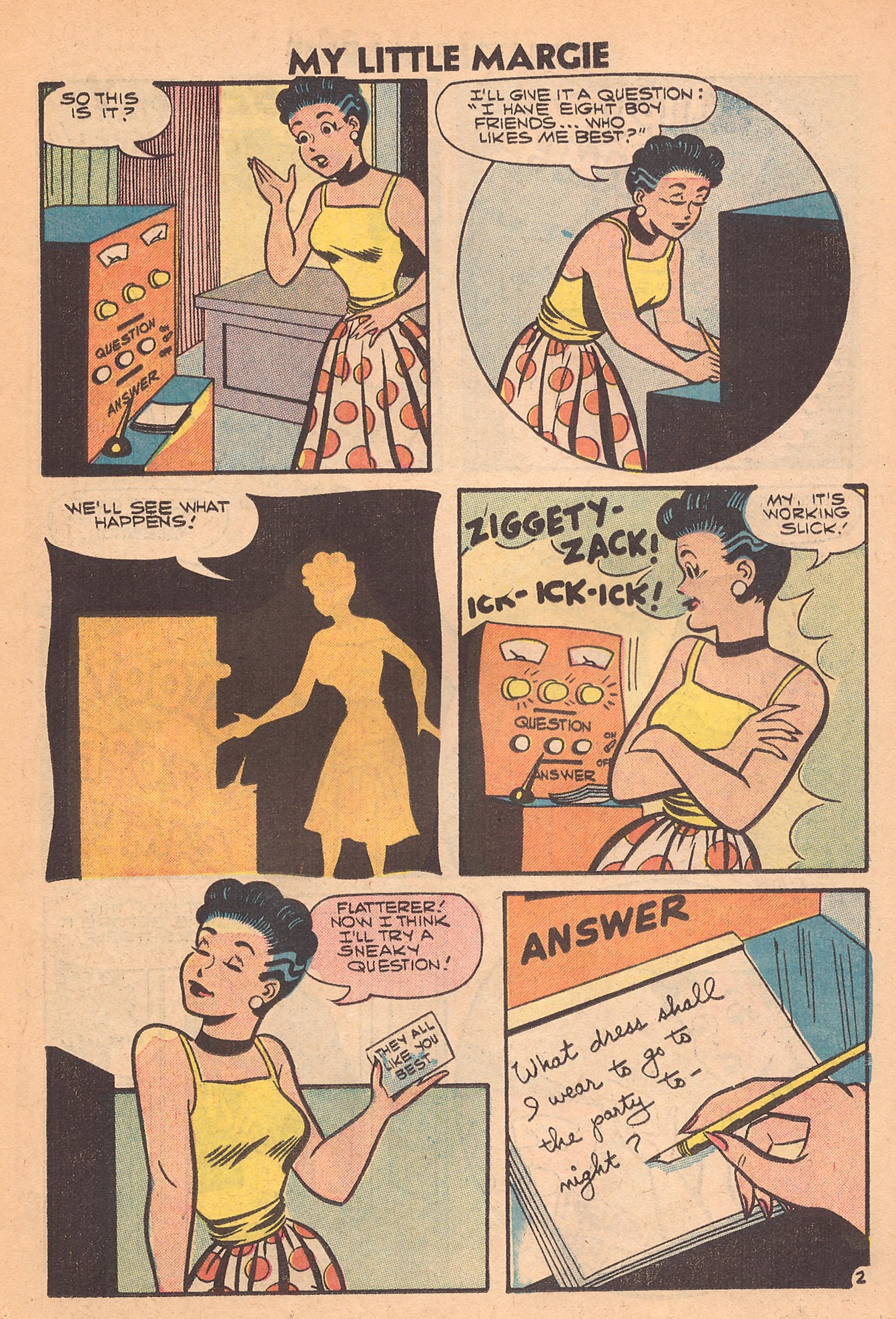 Read online My Little Margie (1954) comic -  Issue #22 - 11