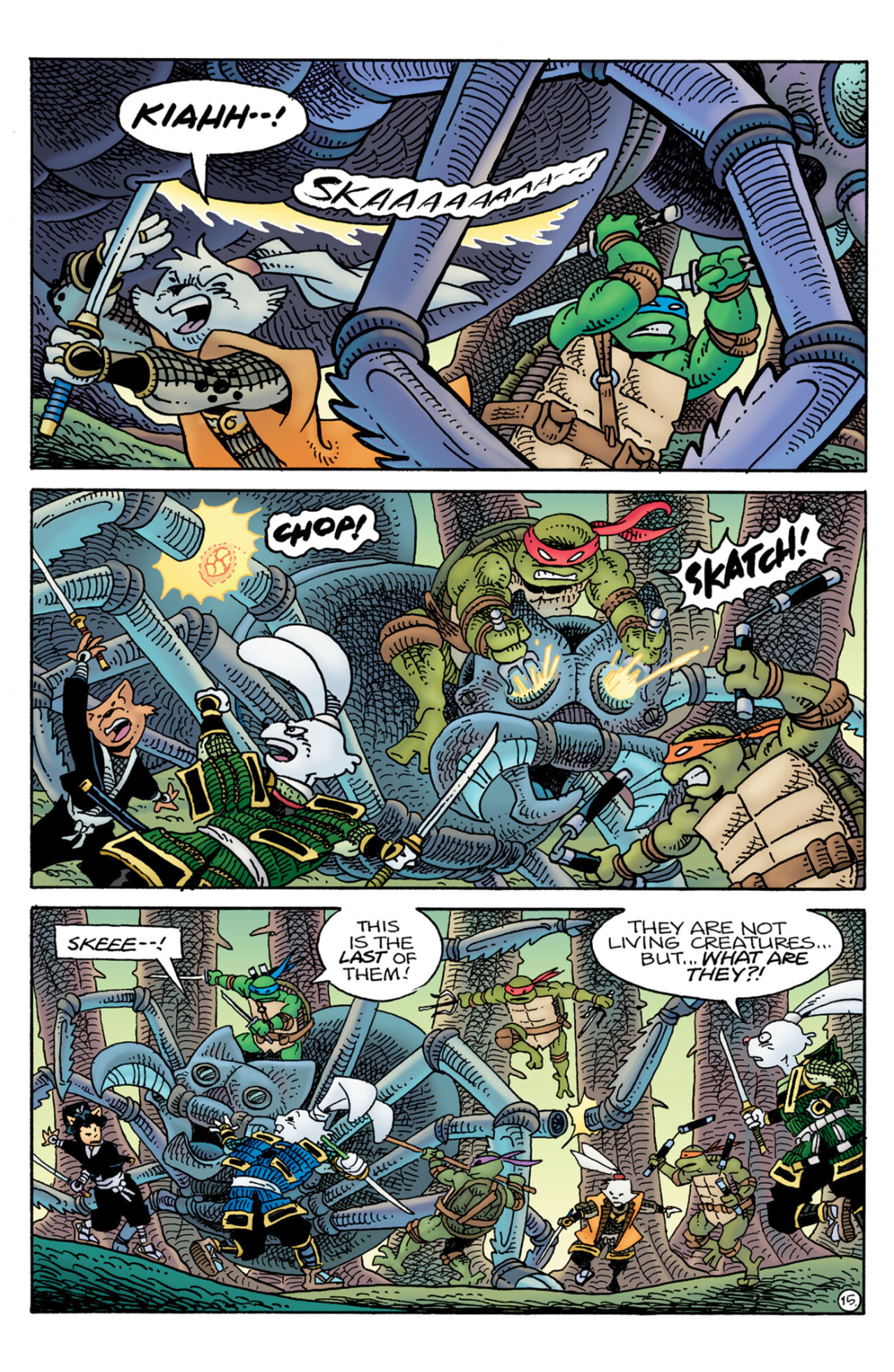 Read online Teenage Mutant Ninja Turtles/Usagi Yojimbo: WhereWhen comic -  Issue #4 - 16