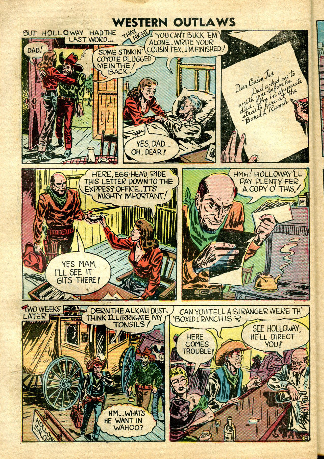 Read online Western Outlaws (1948) comic -  Issue #18 - 27