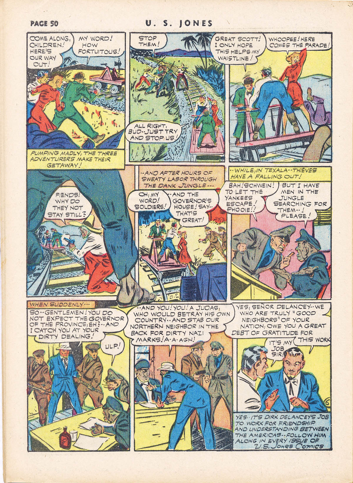 Read online U.S. Jones comic -  Issue #2 - 50