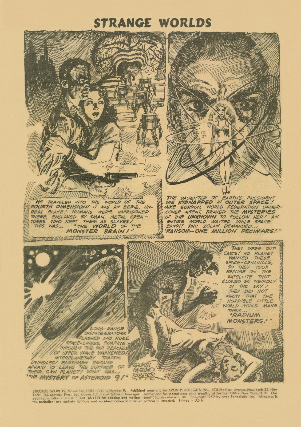 Read online Strange Worlds (1950) comic -  Issue #9 - 2