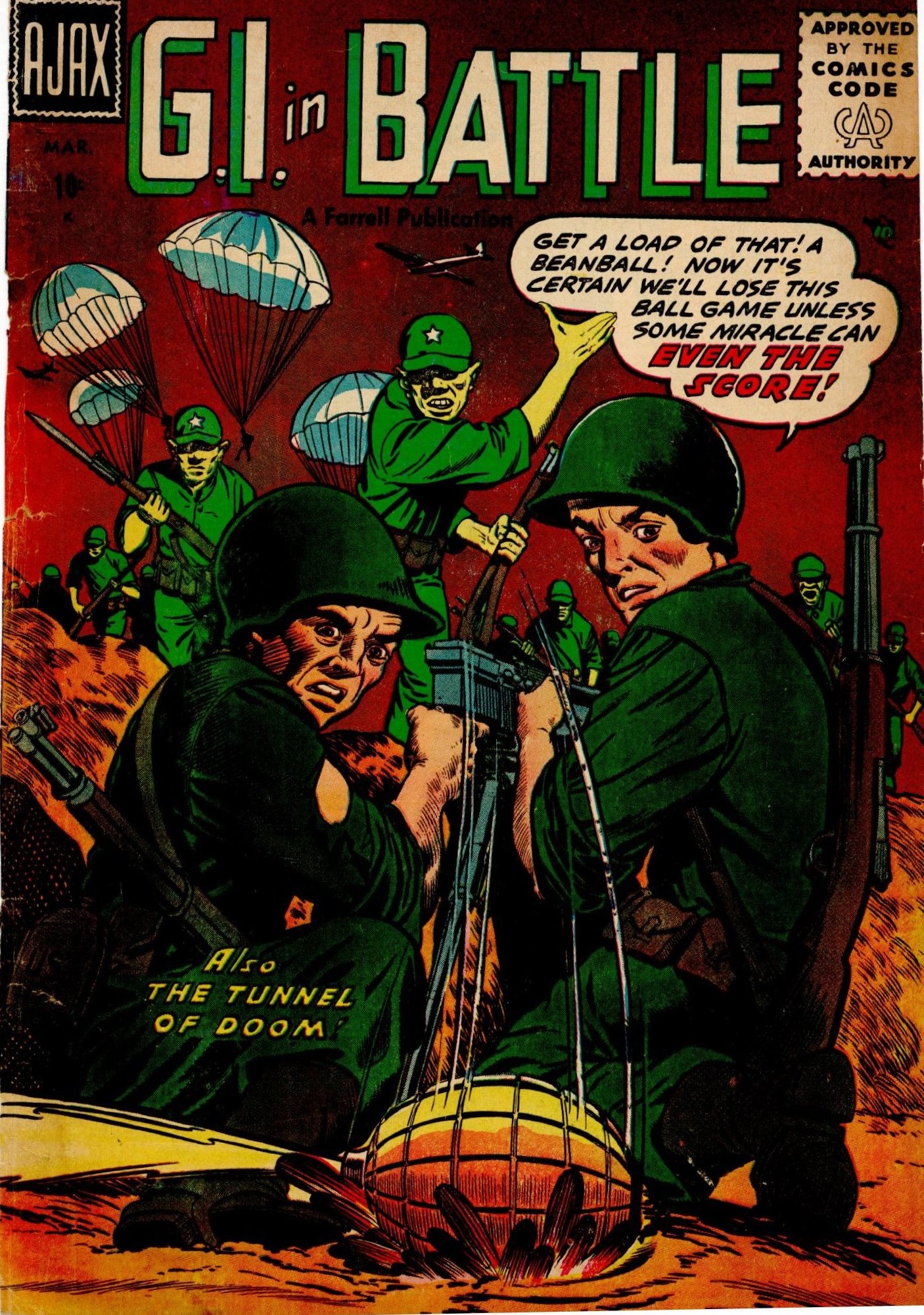 Read online G.I. in Battle (1957) comic -  Issue #1 - 1