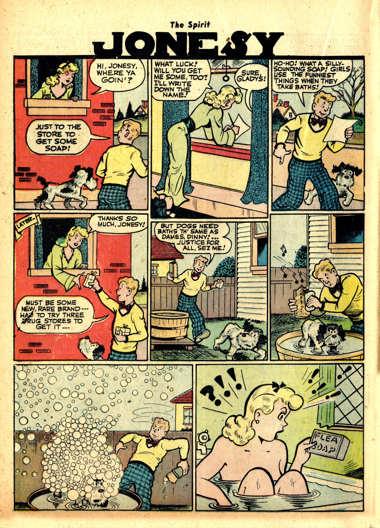 Read online The Spirit (1944) comic -  Issue #6 - 34