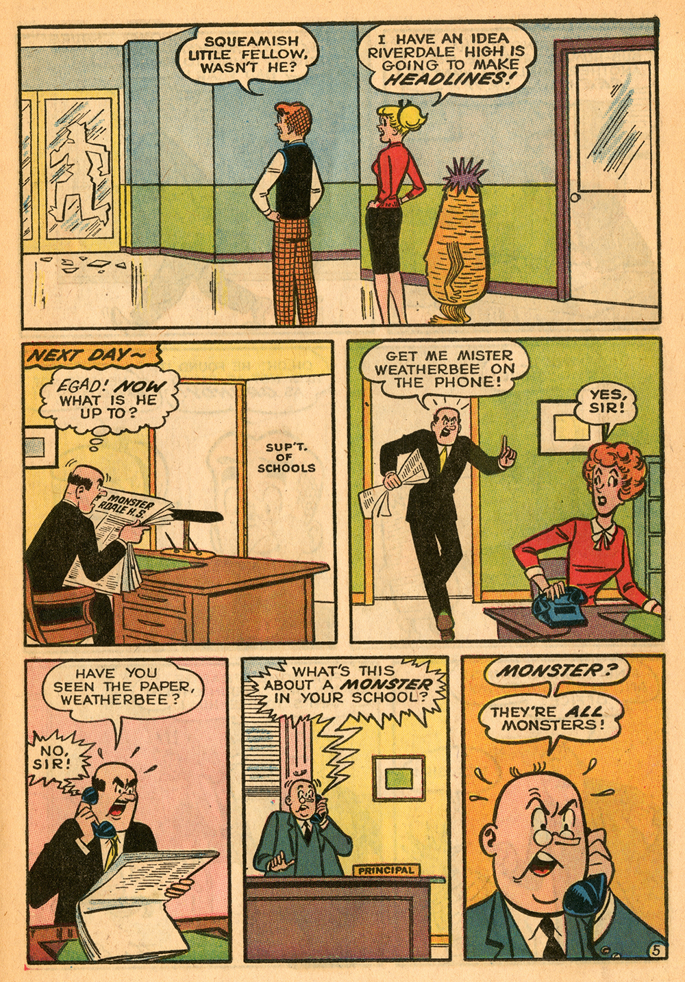 Read online Pep Comics comic -  Issue #160 - 7