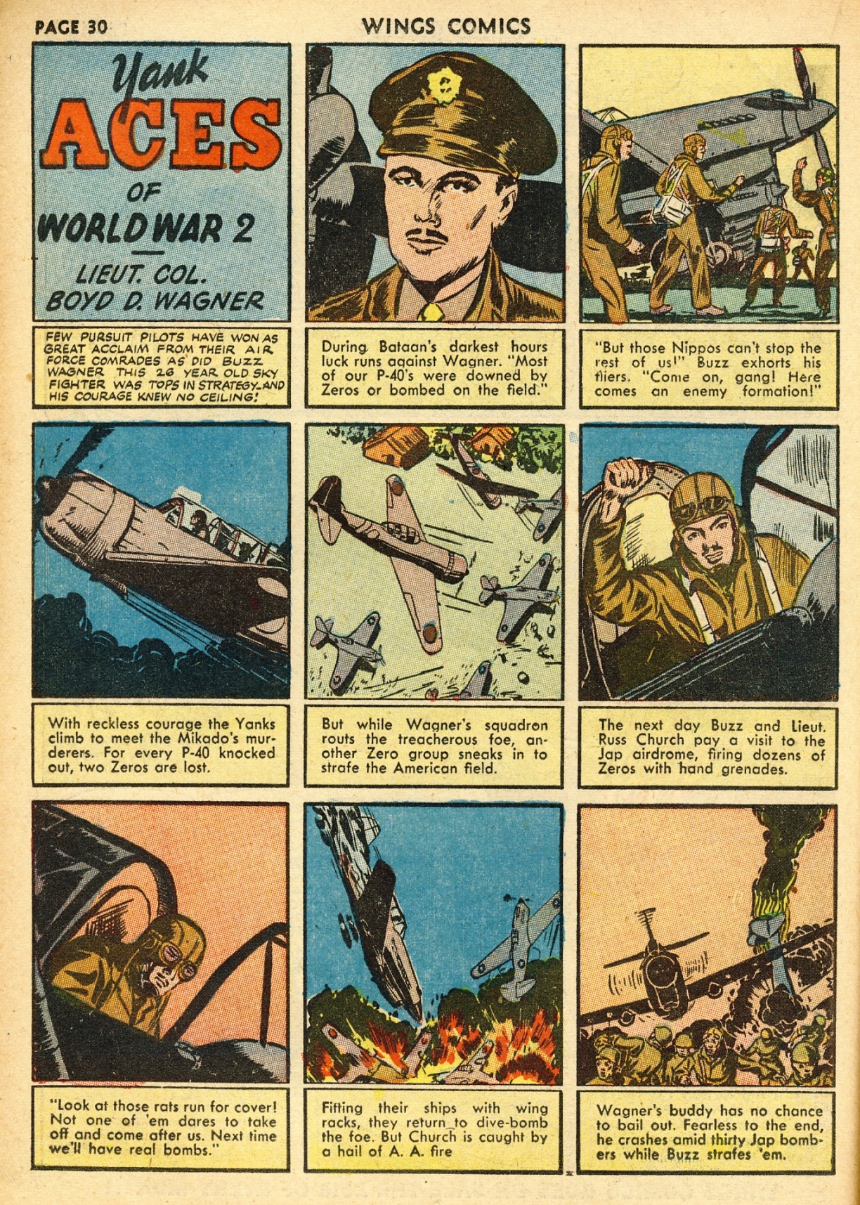 Read online Wings Comics comic -  Issue #32 - 32