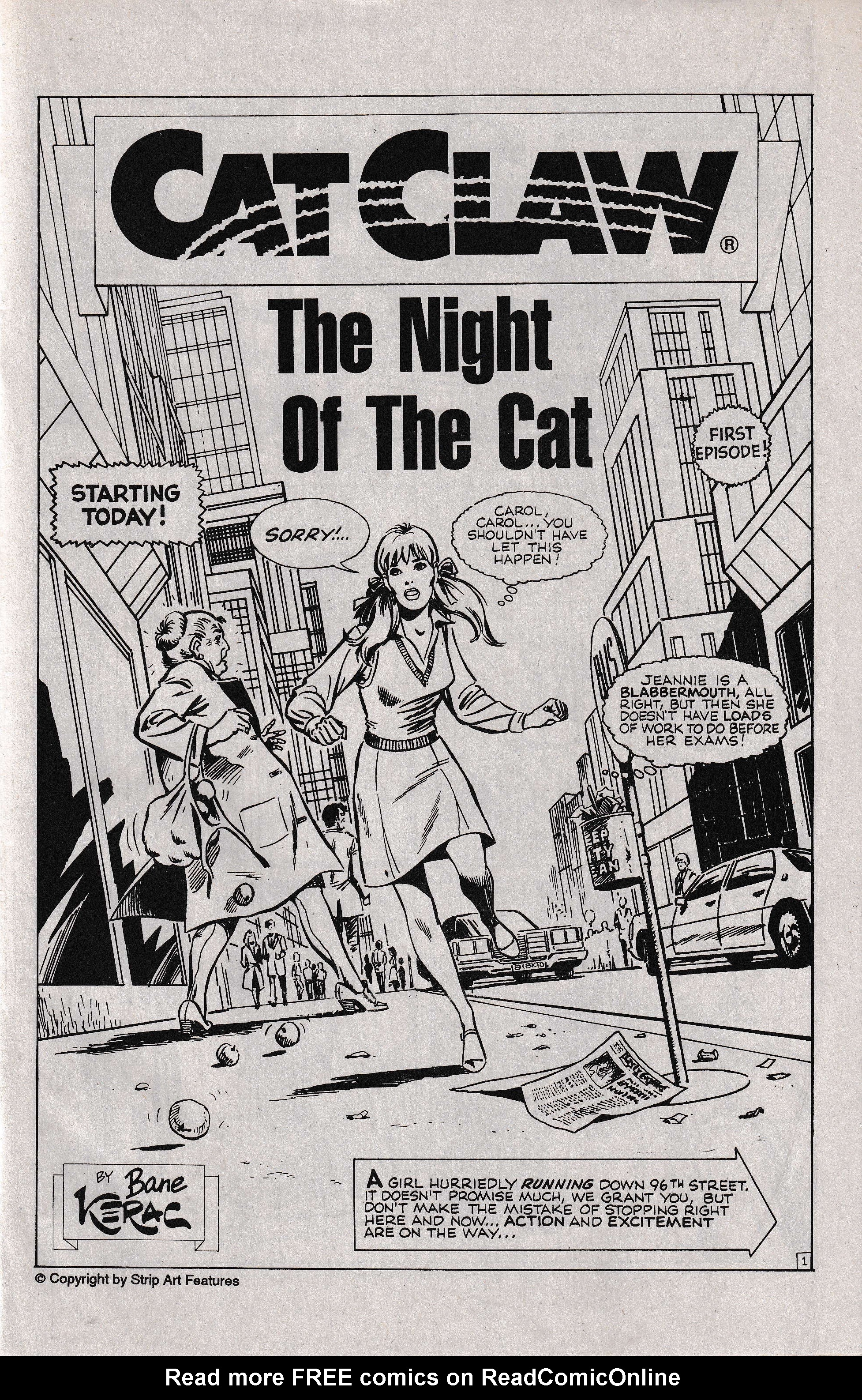 Read online Cat Claw comic -  Issue #1 - 3