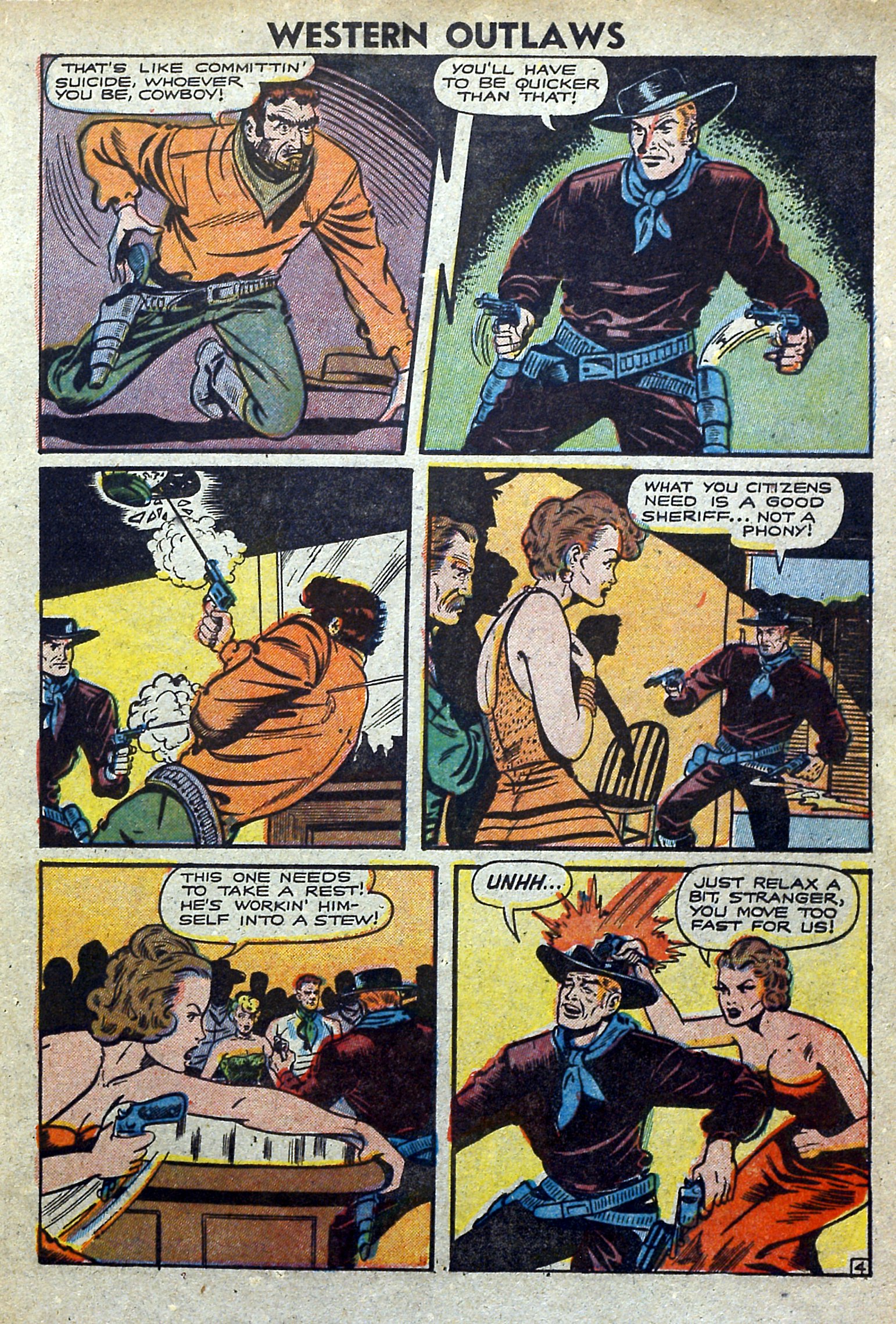 Read online Western Outlaws (1948) comic -  Issue #17 - 5