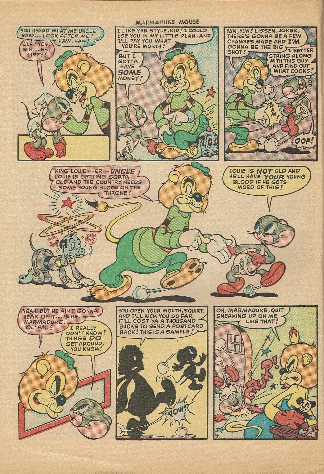 Read online Marmaduke Mouse comic -  Issue #16 - 6